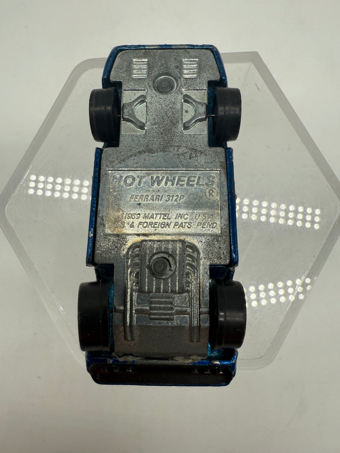 Hot Wheels Vintage Redline Ferrari 312P (Blue) 1969 Mattel