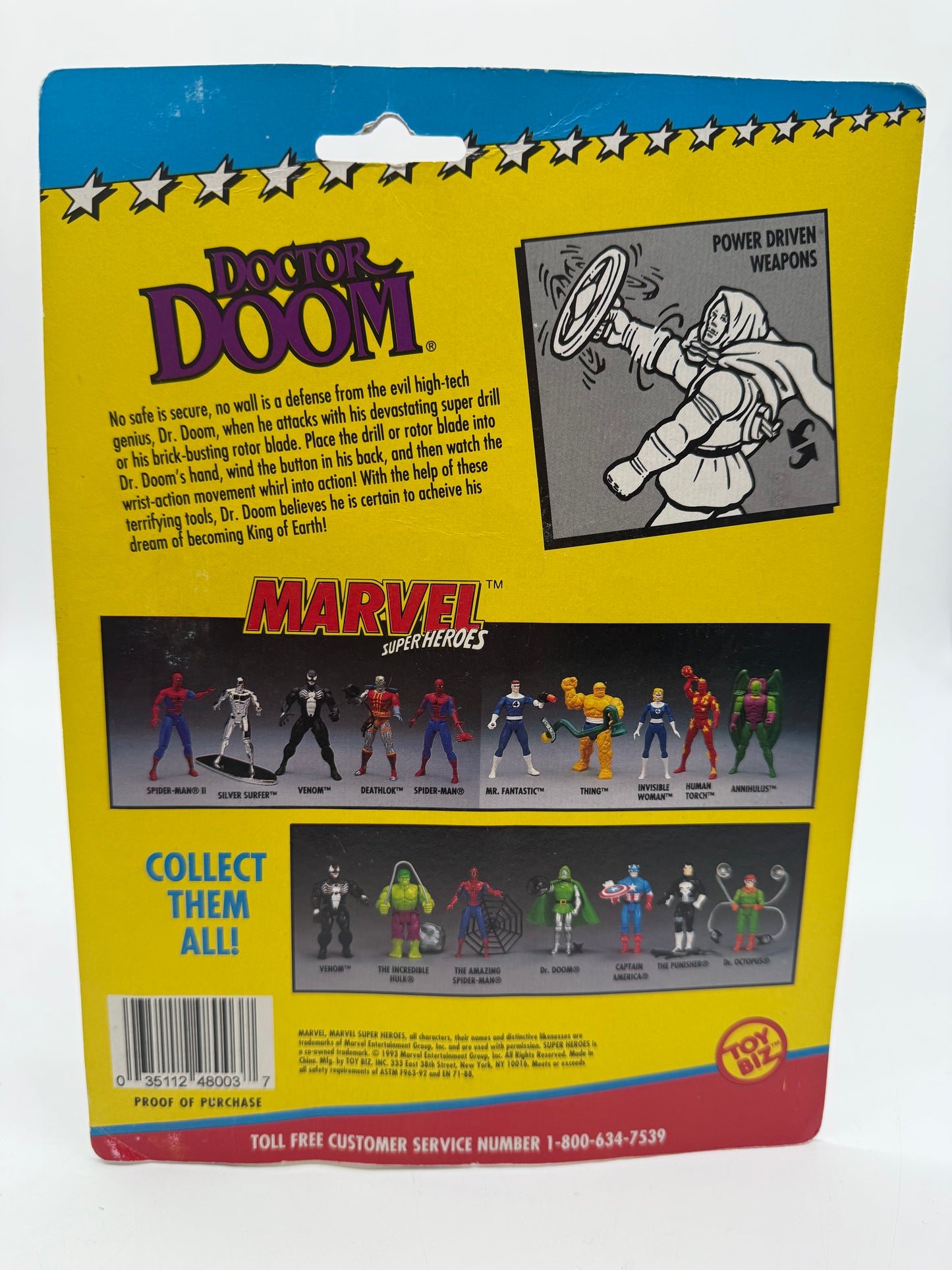 Marvel Super Heroes Dr. Doom 1993 Toy Biz
