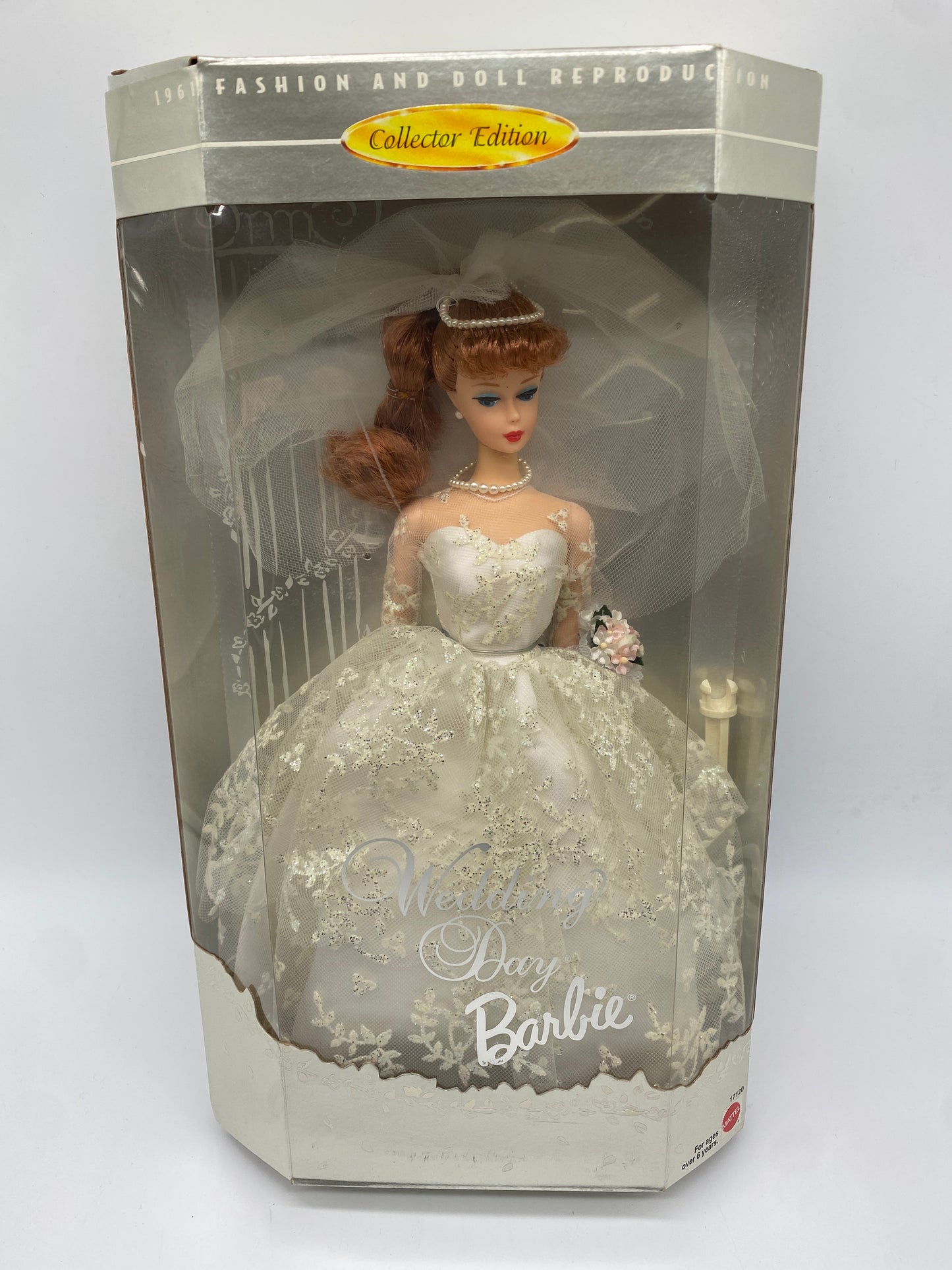 Mattel 1996 Collector Edition Barbie 1961 Fashion and Doll Reproduction Wedding Day Barbie