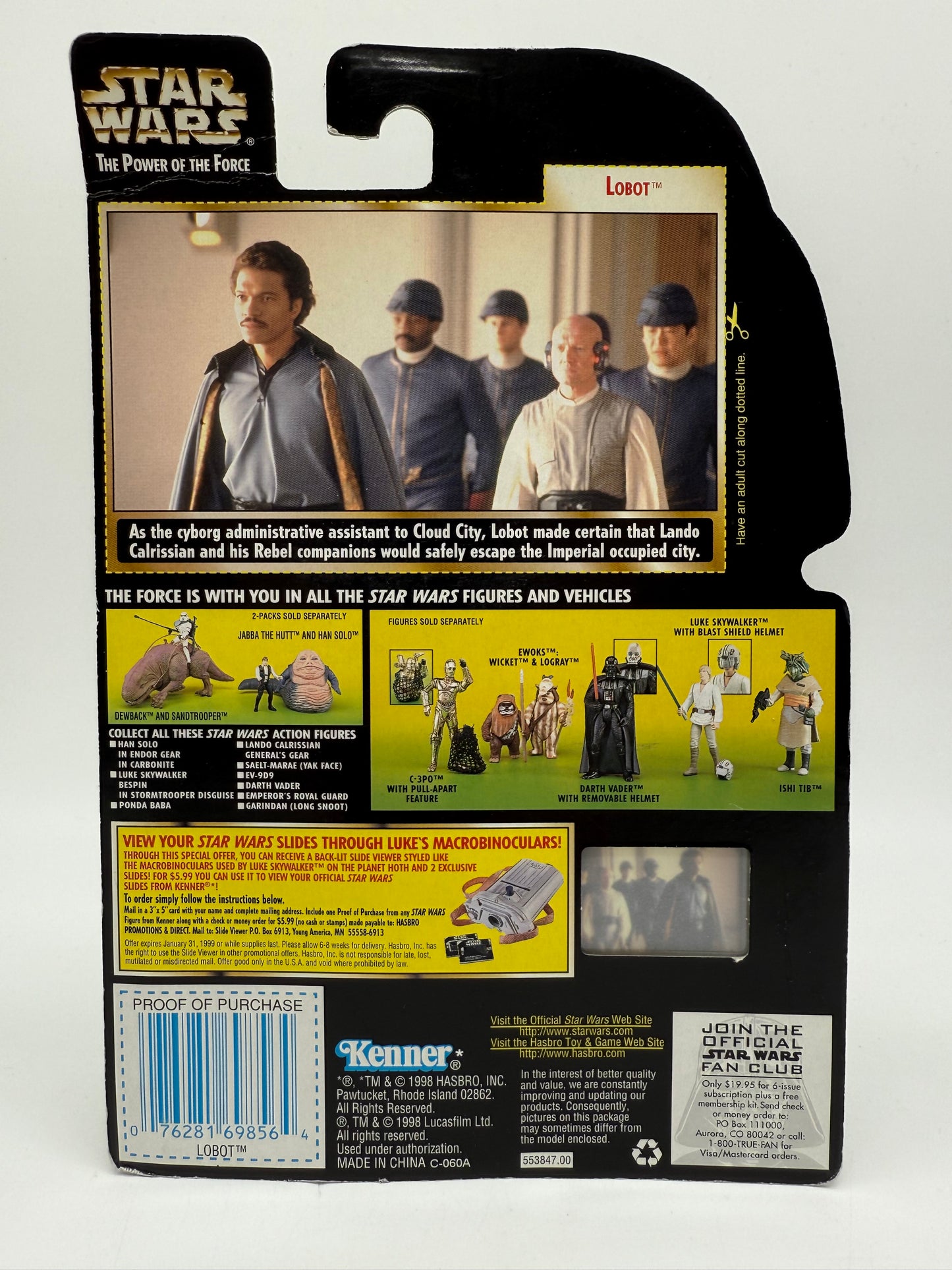 Star Wars Lobot 1998 Hasbro