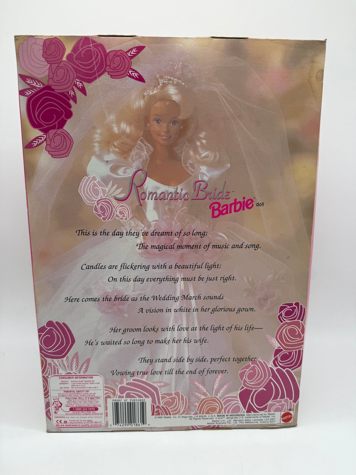 Barbie Romantic Bride 1992 Mattel