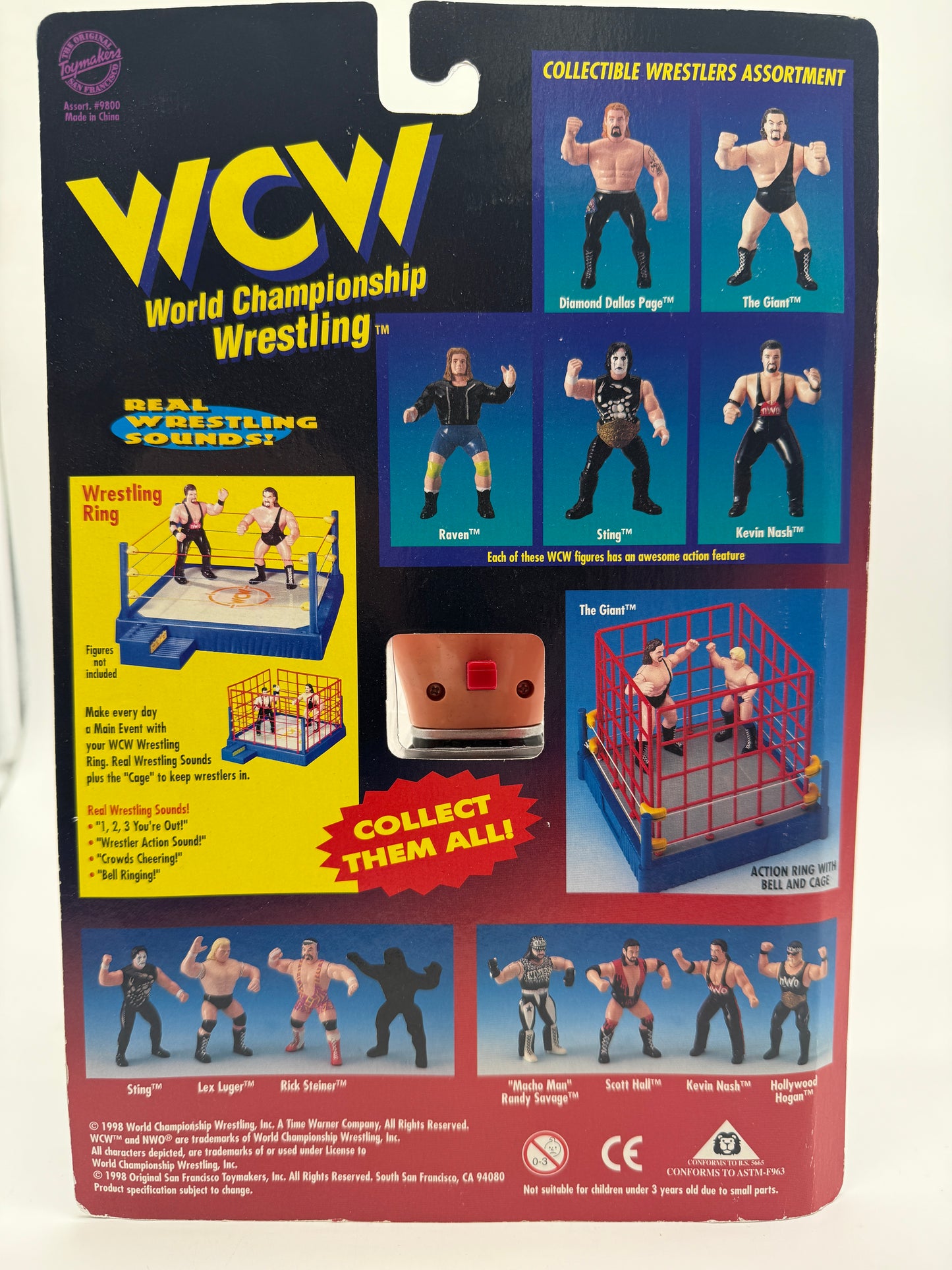 World Championship Wrestling Double Axe Handle Diamond Dallas Page 1998 Time Warner Company