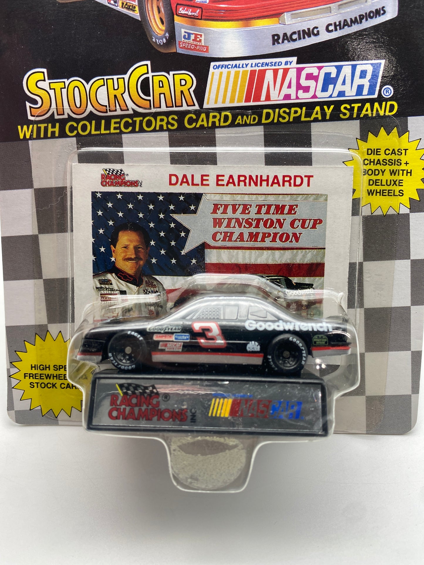 Racing Champions Nascar Stock Car 1992 Dale Earnhardt #3 Goodwrench 1:64 Die-Cast Car
