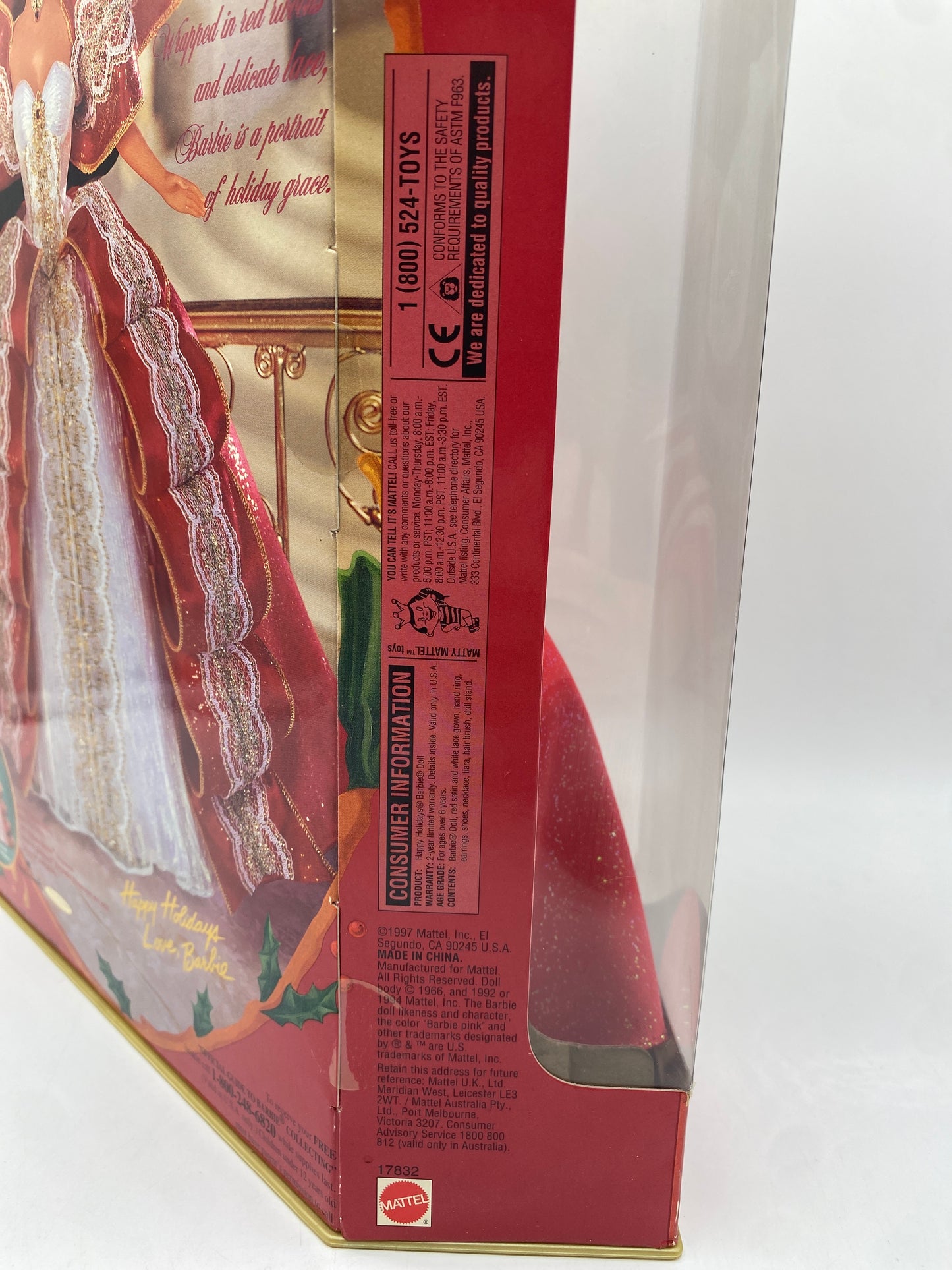 Barbie 1997 Happy Holidays Special Edition Barbie Doll