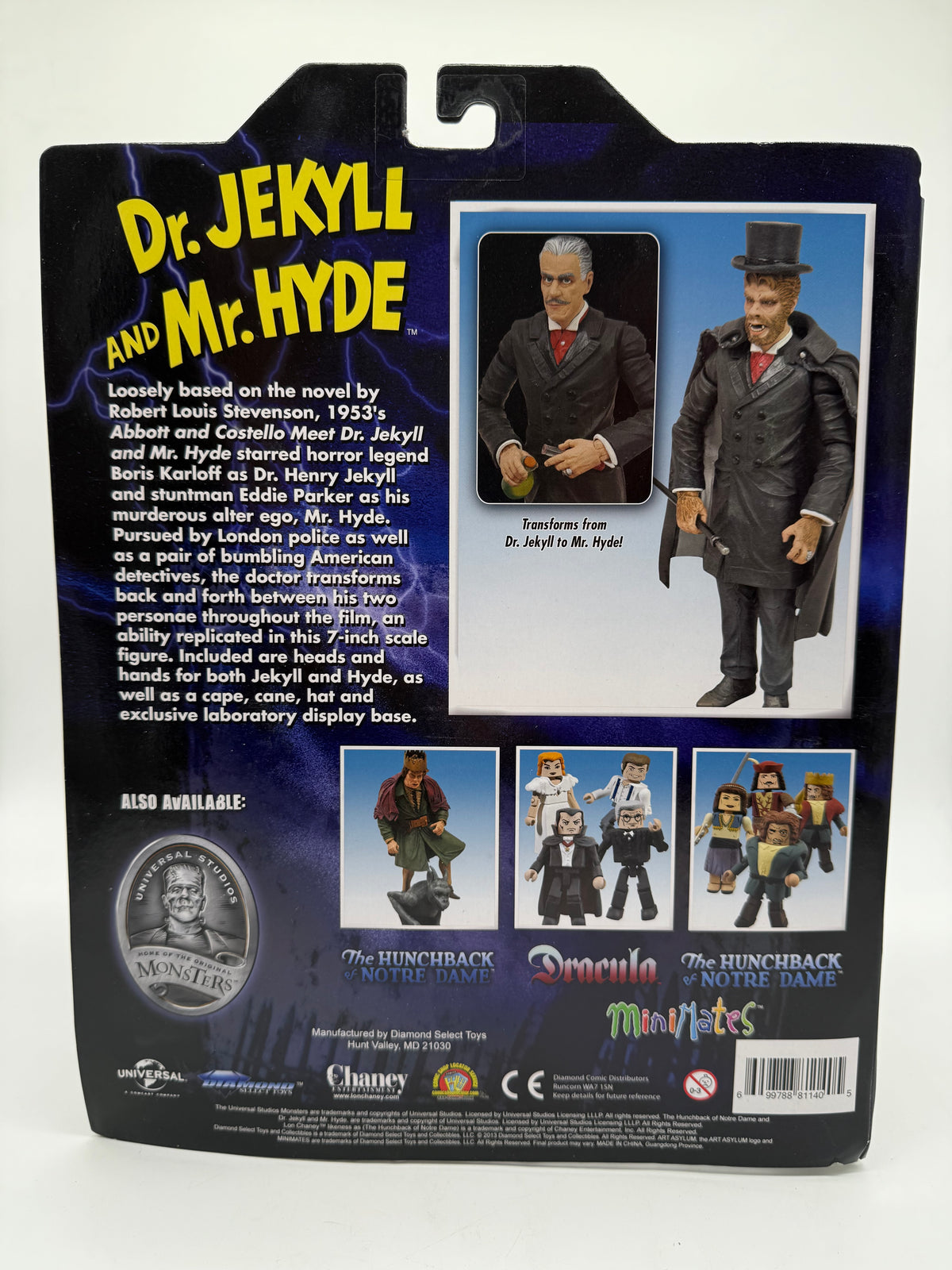Diamond Select Toys Universal Monsters 2013 Home of The Original Monsters Dr.Jekyll and Mr.Hyde, photo 4 of 4