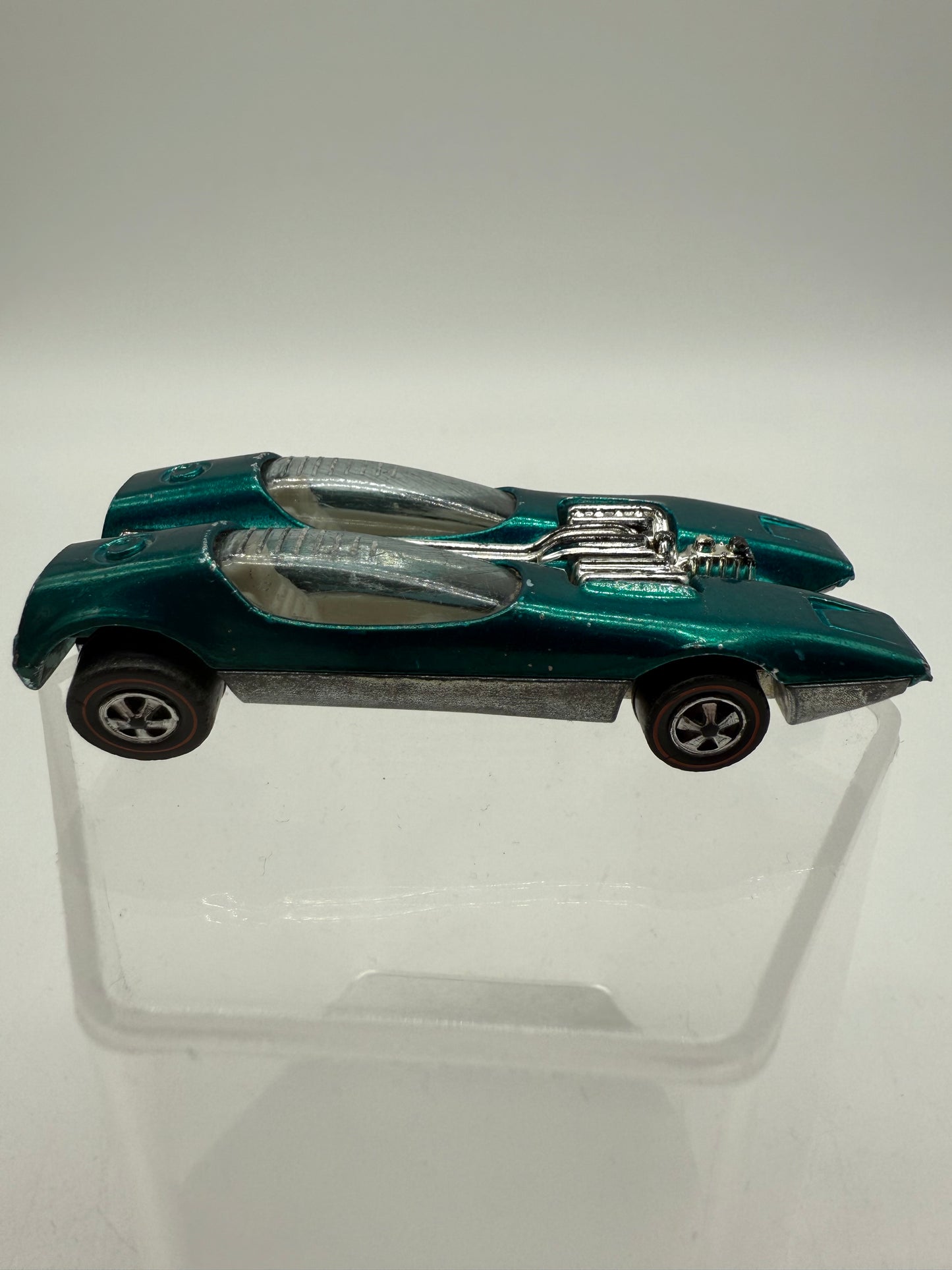 Hot Wheels Vintage 1969 Redline Splittin Image Aqua Green Mattel