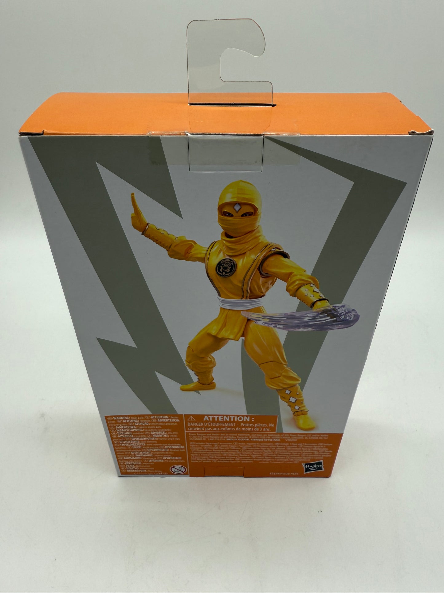 Power Rangers Lightning Mighty Morphin Ninja Yellow Ranger 2021 Hasbro