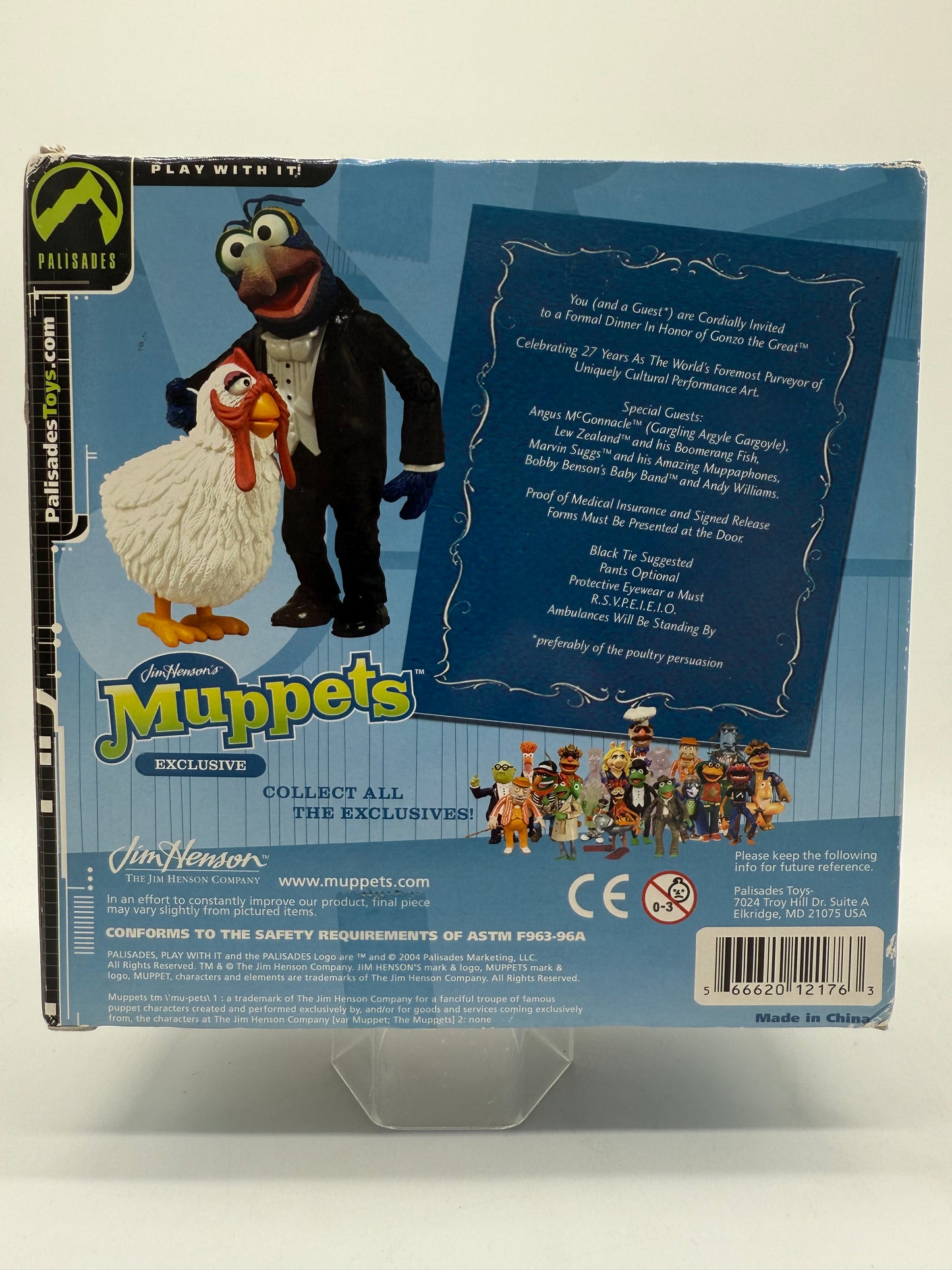 Palisades Toys 2004 Wizard World East Exclusive Jim Henson's Muppets Tuxedo Gonzo & Bernice