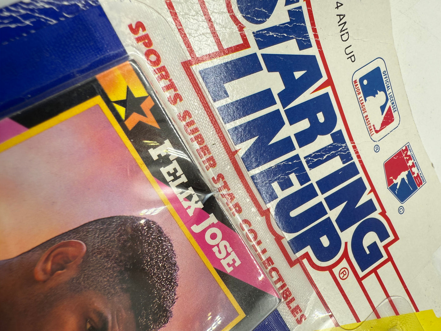 MLB Starting Lineup Felix Jose 1991 Kenner