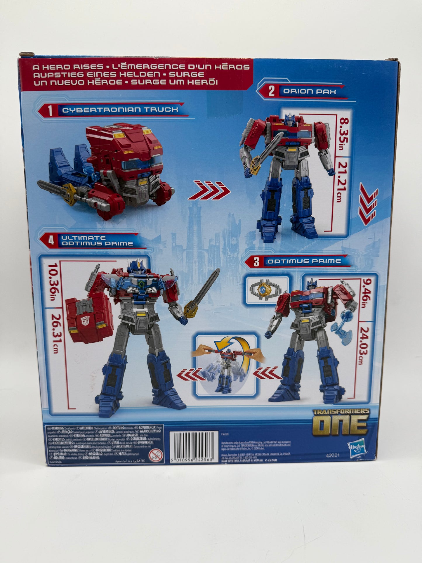 Transformers Power Flip Optimus Prime 2024 Hasbro