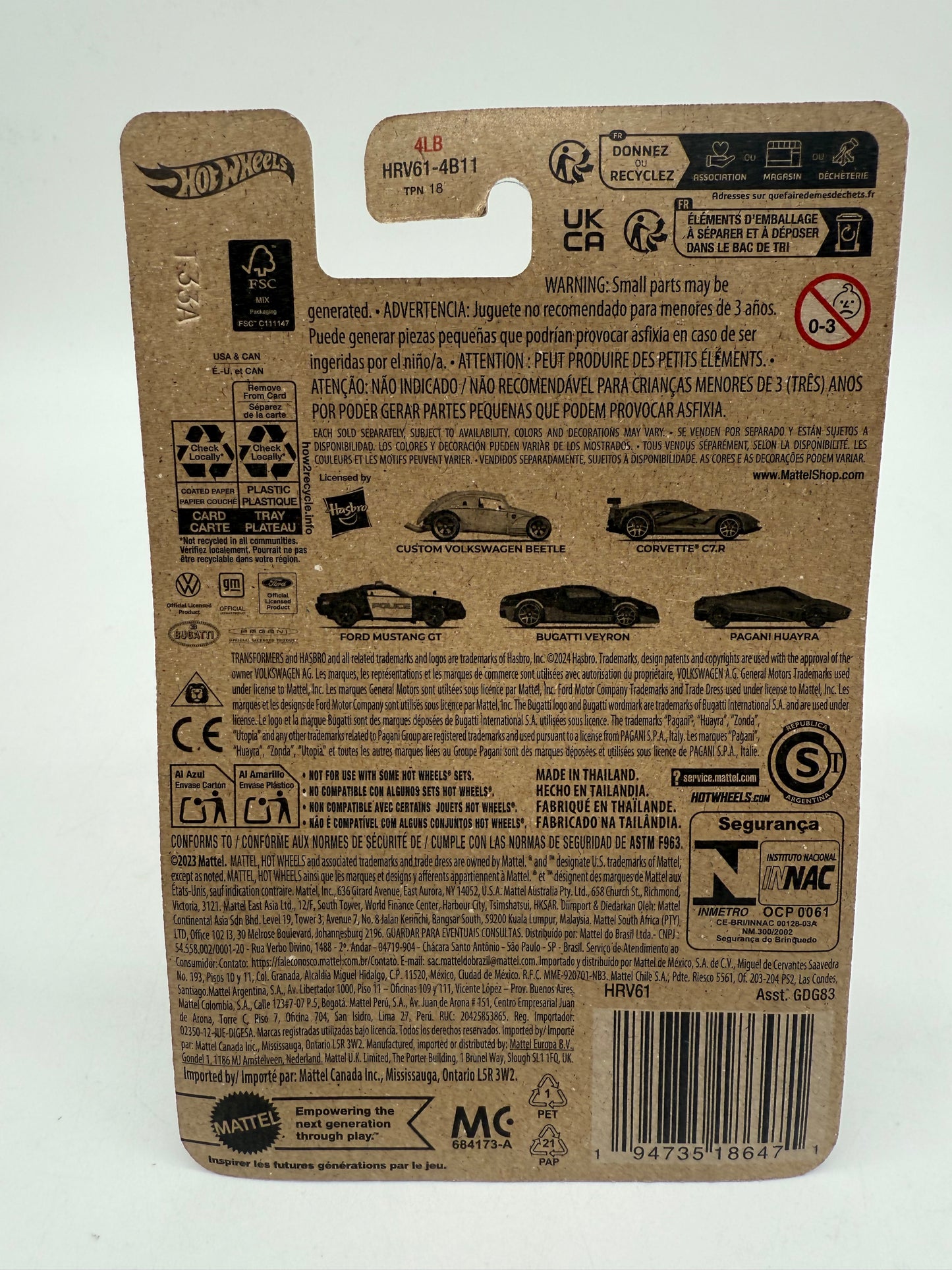 Hot Wheels Bugatti Veyron 2023 Mattel