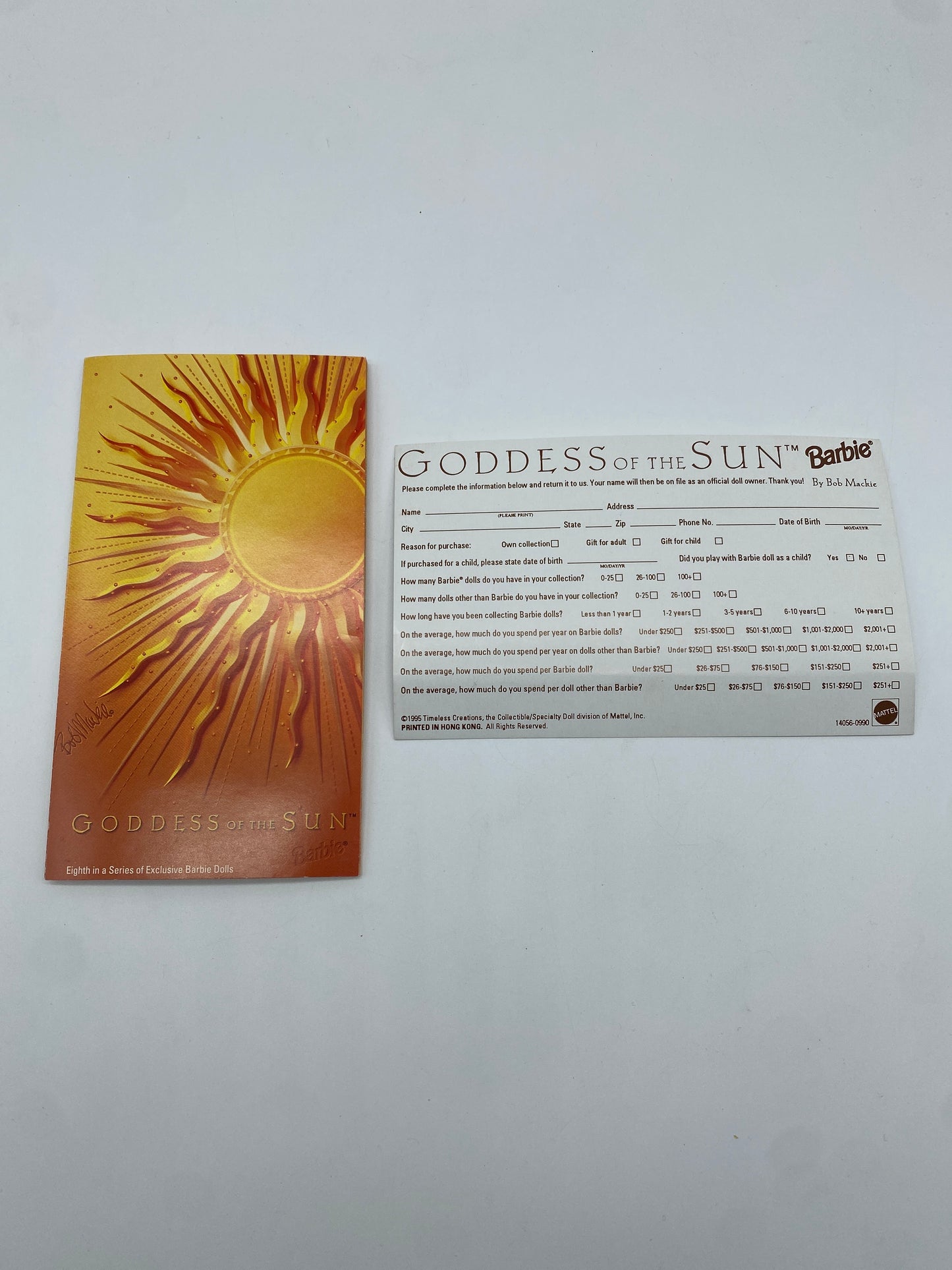 Mattel Barbie Doll 1995 Bob Mackie Goddess of the Sun Barbie