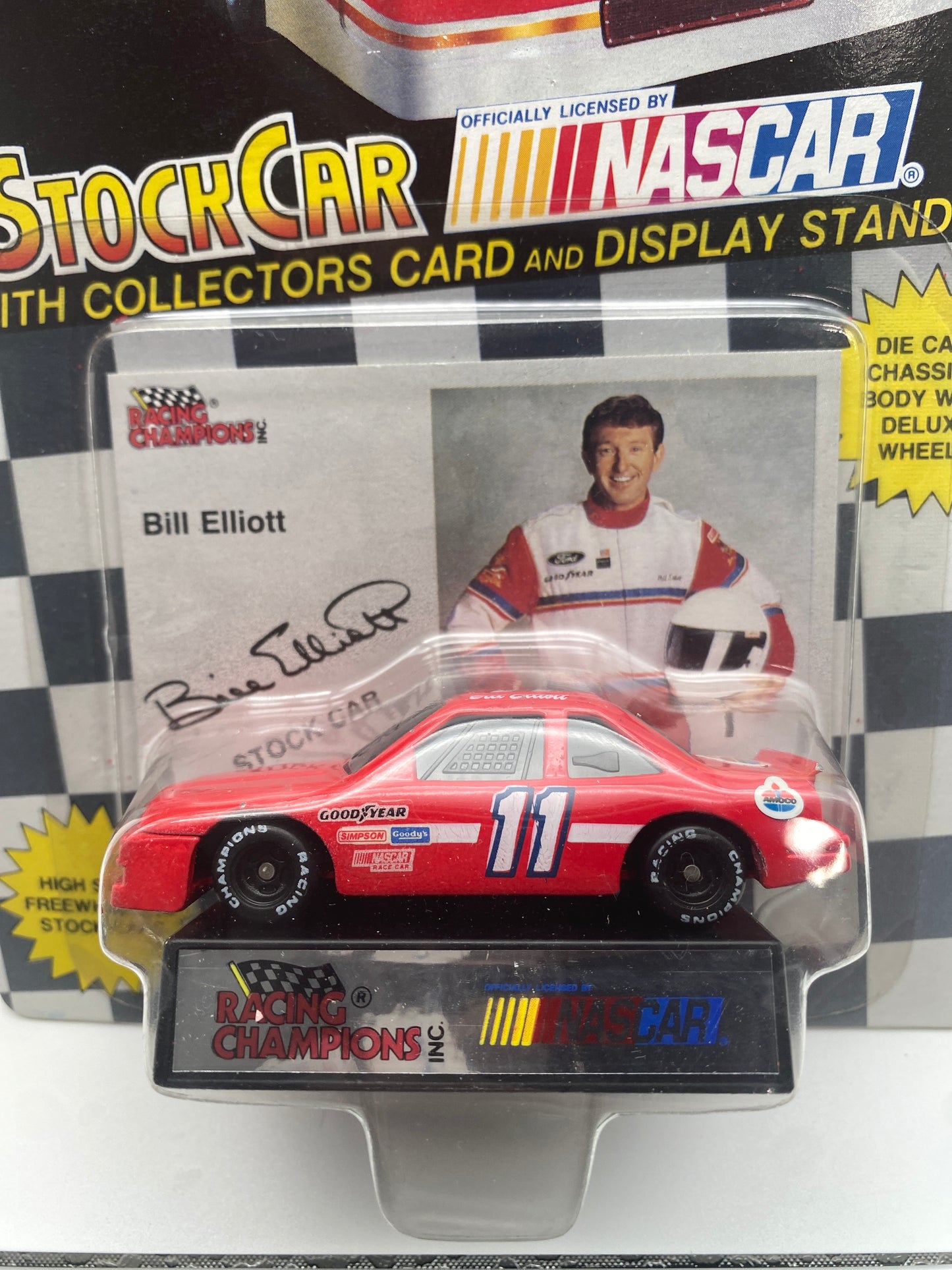Racing Champions Nascar Stock Car 1991 Bill Elliot #11 1:64 Die-Cast Car