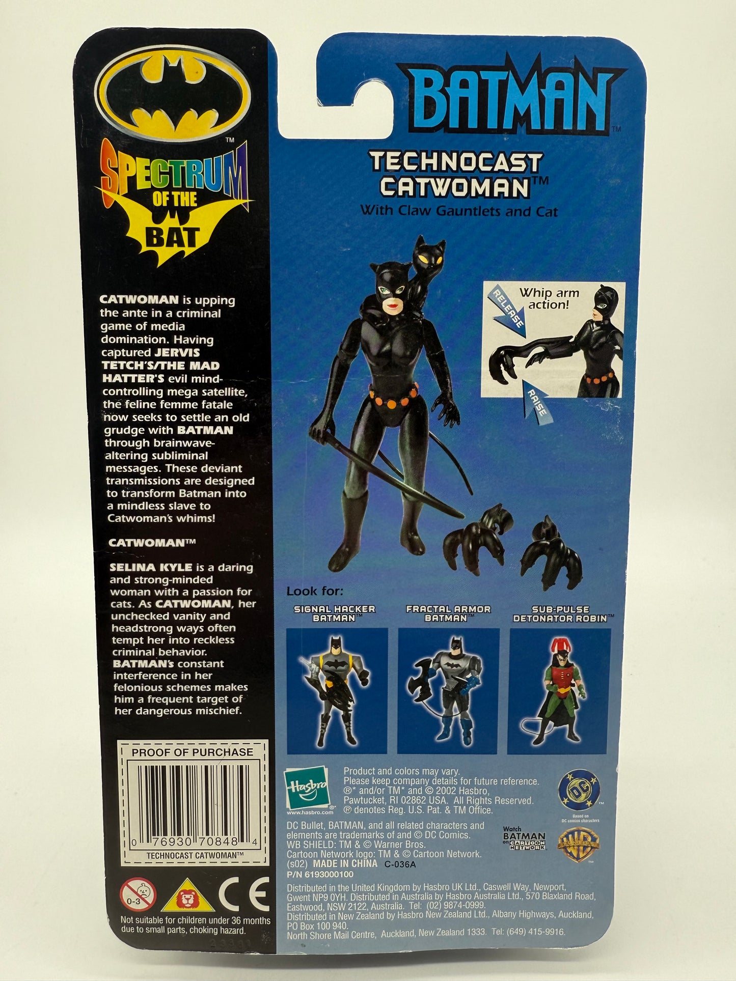 Hasbro 2002 Spectrum Of The Bat Batman Technocast Catwoman