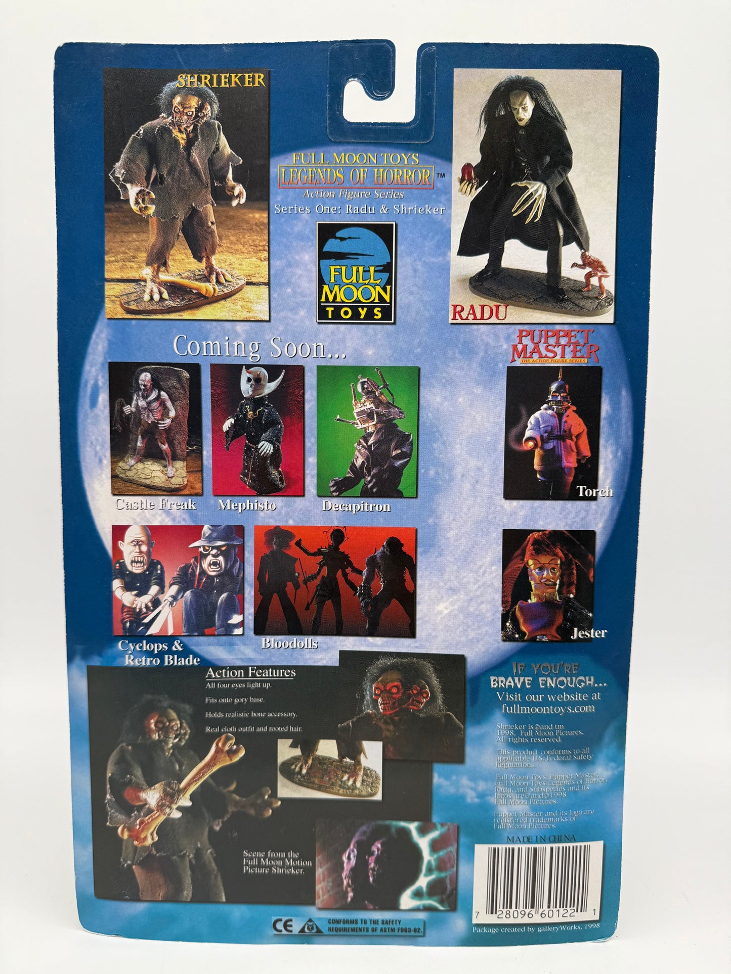 Legends Of Horror Shrieker 1998 Full Moon Toys