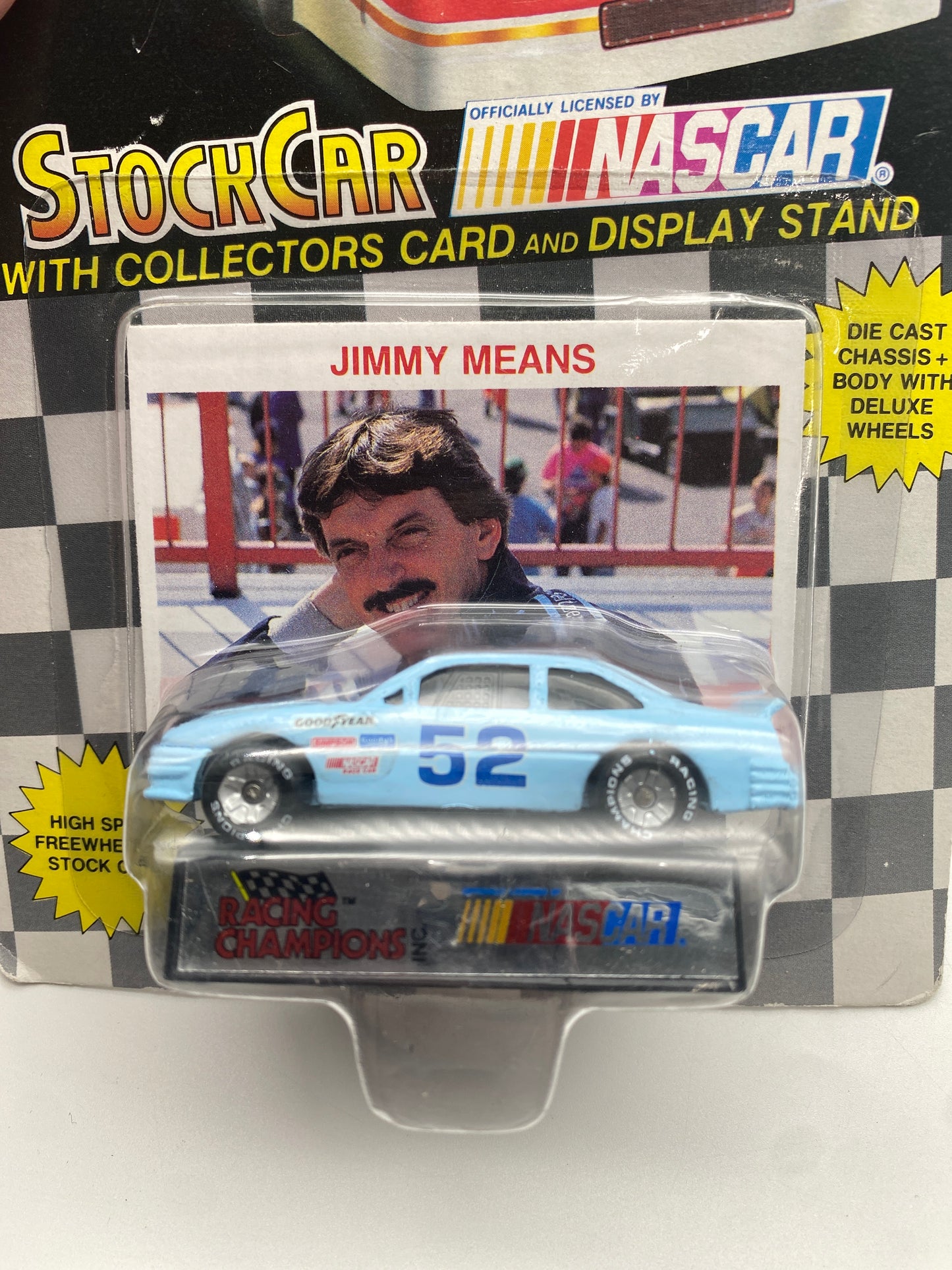 Racing Champions Nascar Stock Car 1991 Jimmy Means #52 1:64 Die-Cast Car