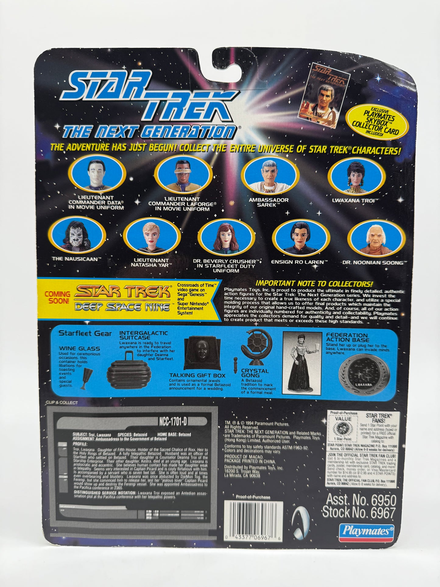 Star Trek The Next Generation Lwaxana Troi 1994 Playmates