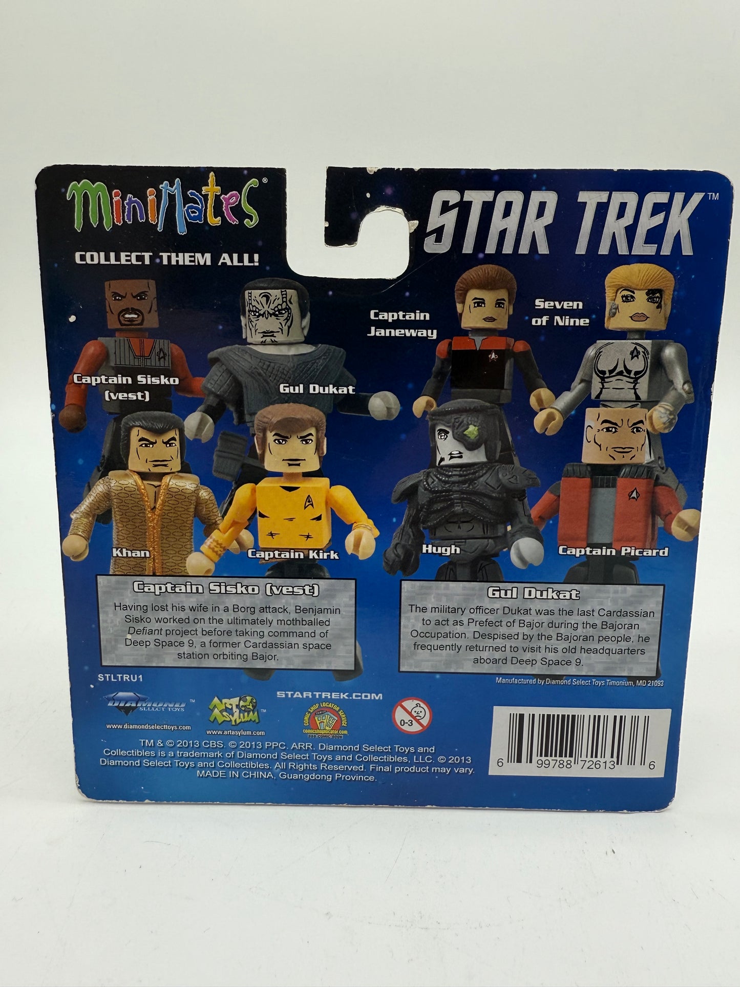 Star Trek Captain Sisko Gul Dukat 2013 Diamond Select Toys and Collectibles