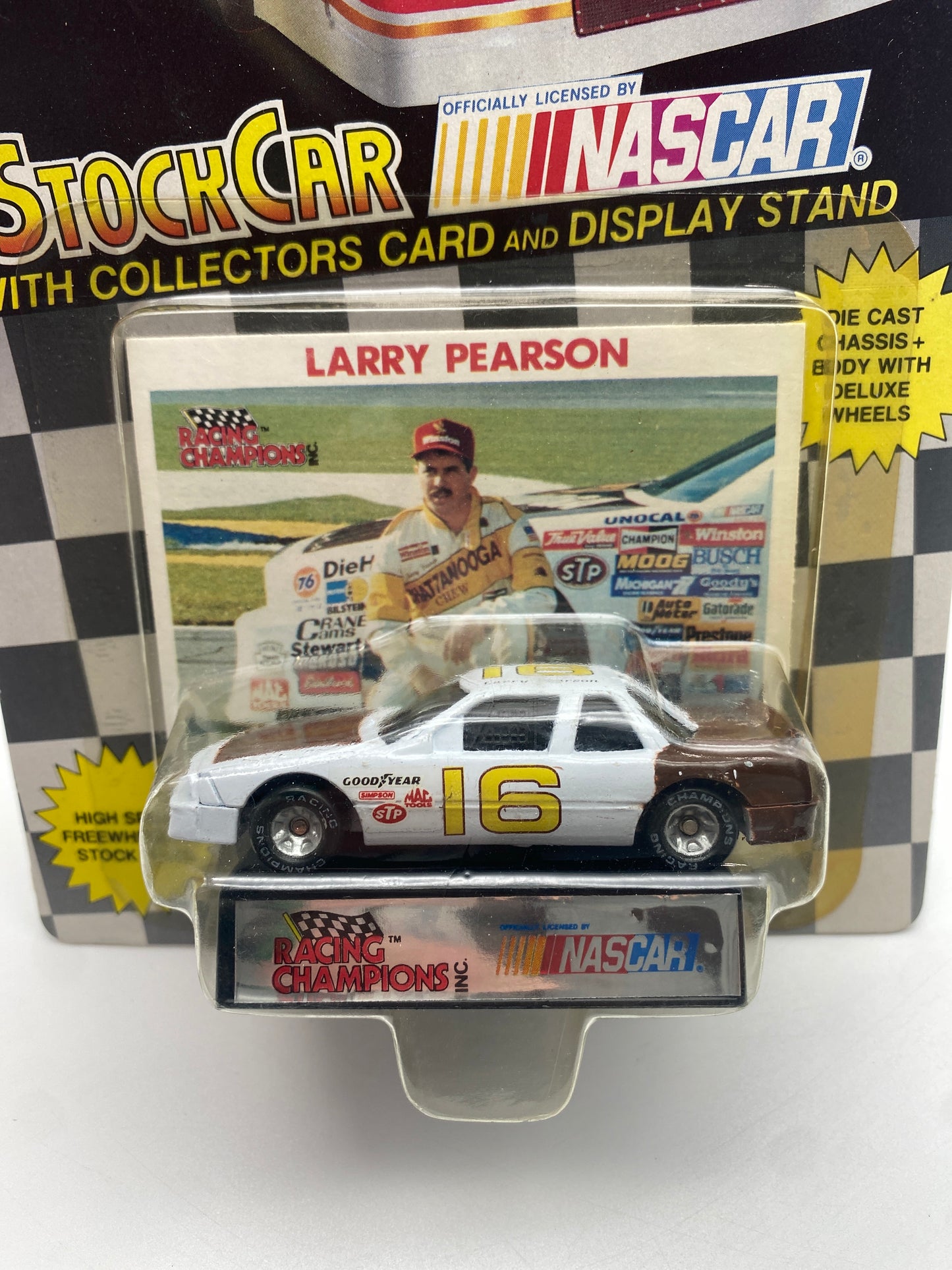 Racing Champions Nascar Stock Car 1990 Larry Pearson #16 1:64 Die-Cast Car
