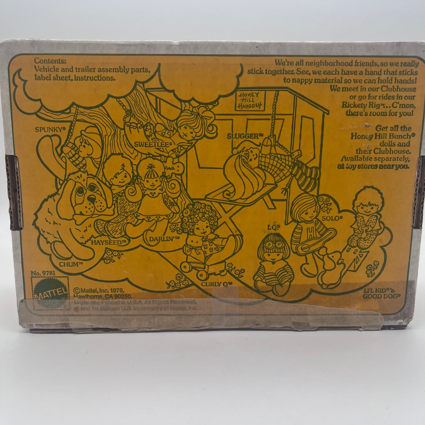 Mattel 1976 Honey Hill Bunch Rickety Rig