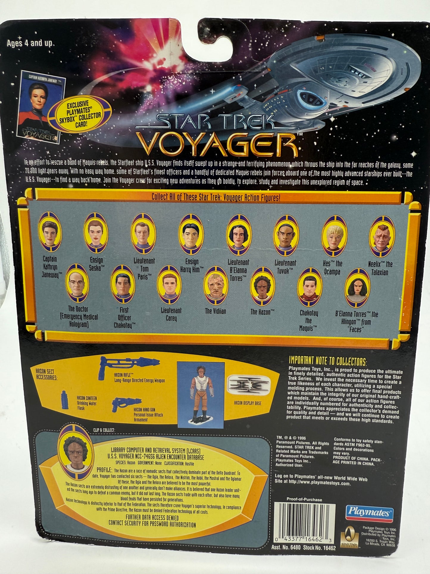 Star Trek Voyager Kazon 1996 Playmates