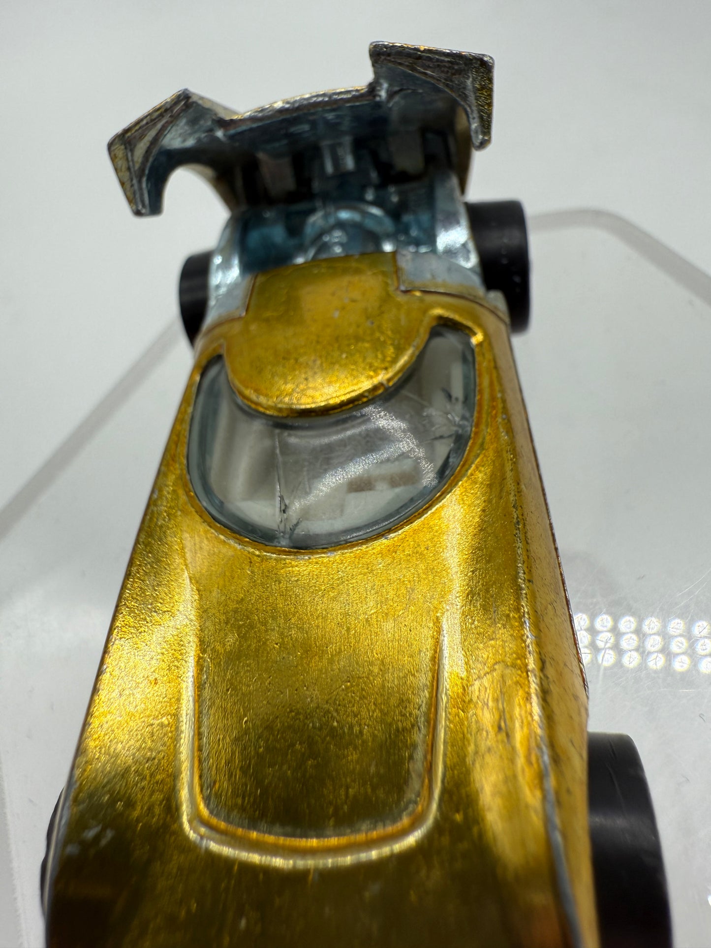 Hot Wheels Vintage 1968 Redline Turbofire Gold Loose