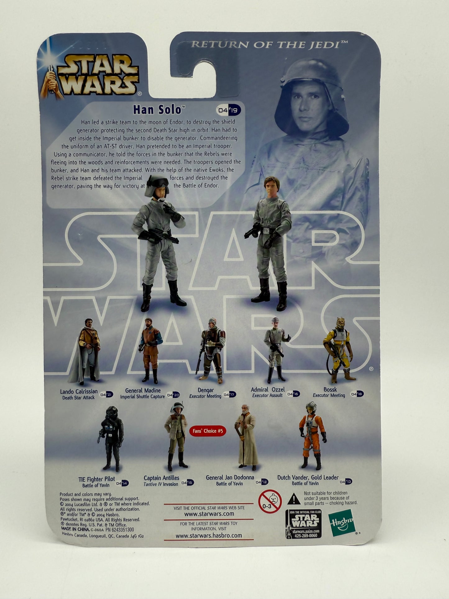 Star Wars Han Solo 2004 Hasbro