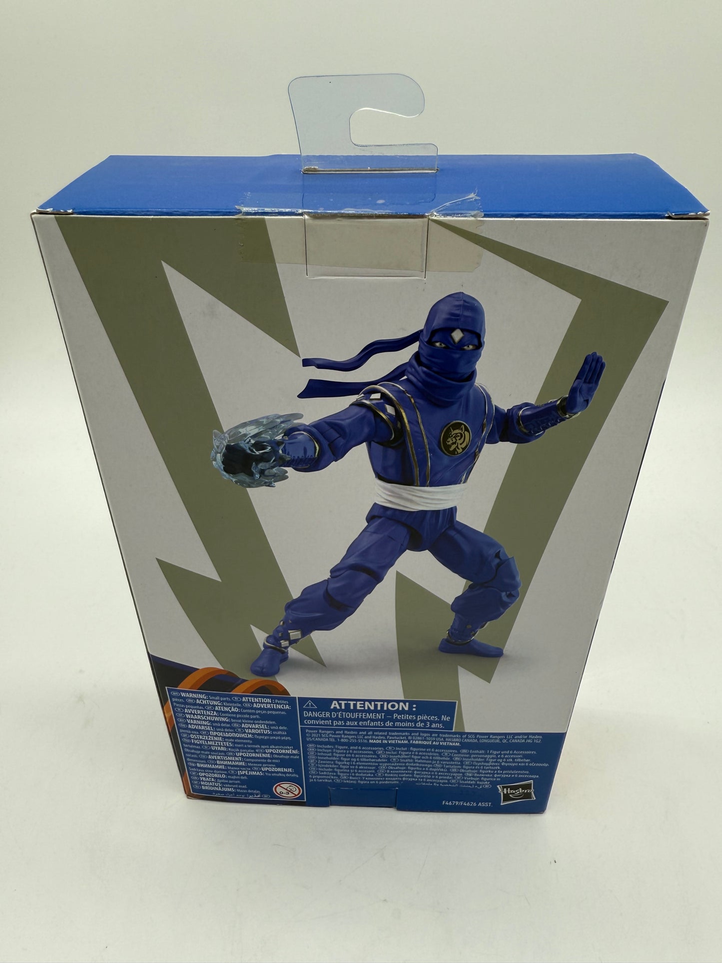 Power Rangers Lightning Mighty Morphin Ninja Blue Ranger 2021 Hasbro