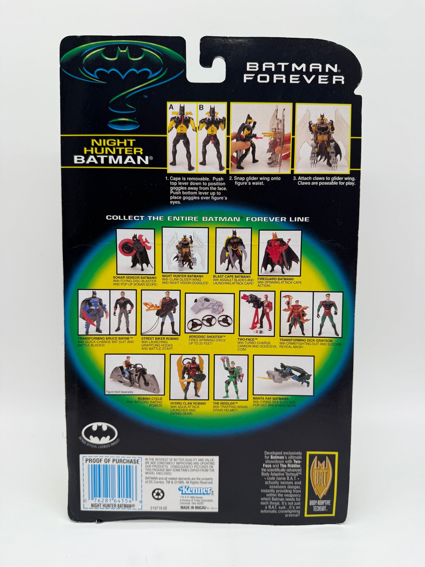 Kenner 1995 Batman Forever Night Hunter Batman