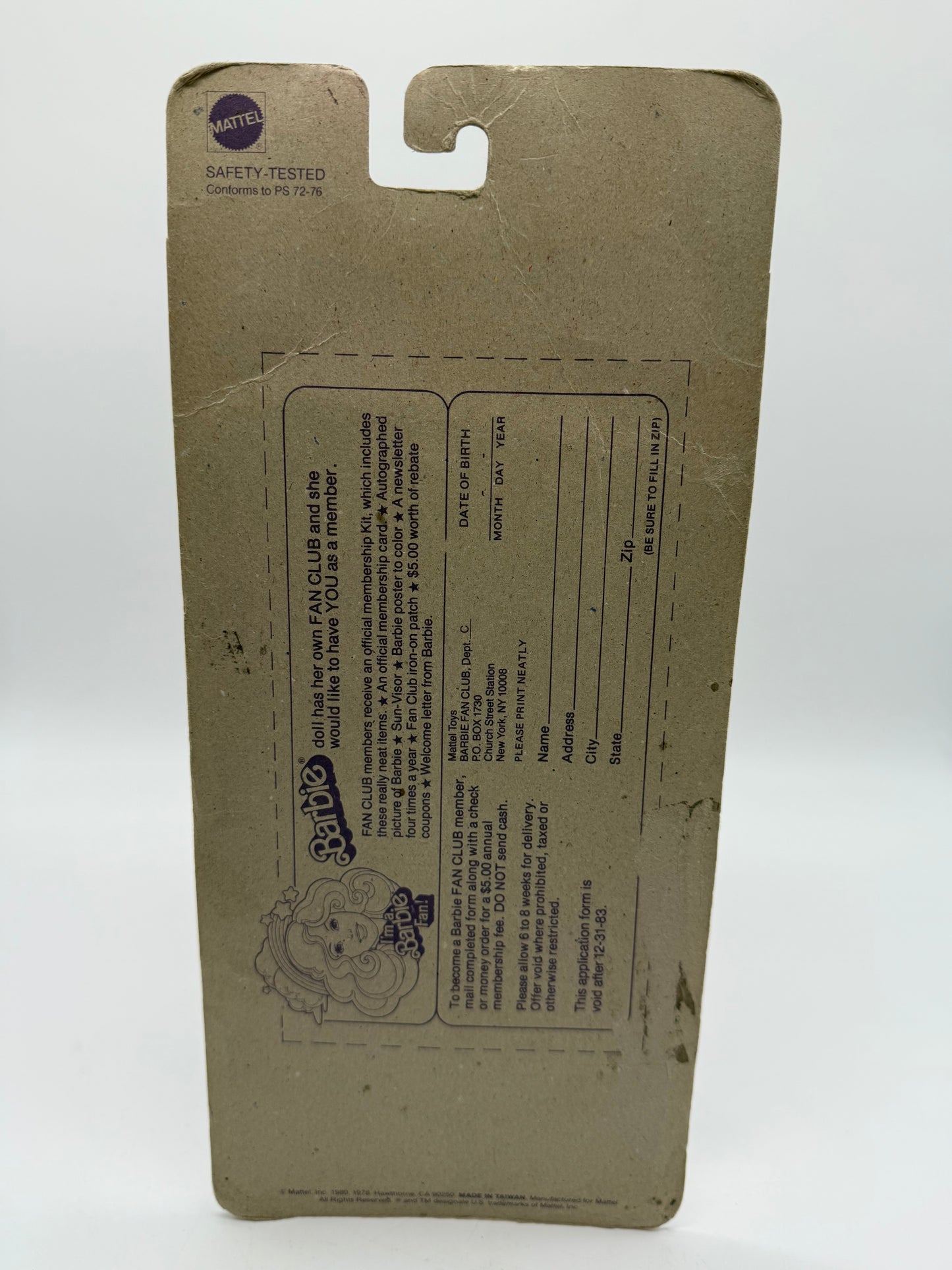 My First Barbie Fashions 1980 Mattel