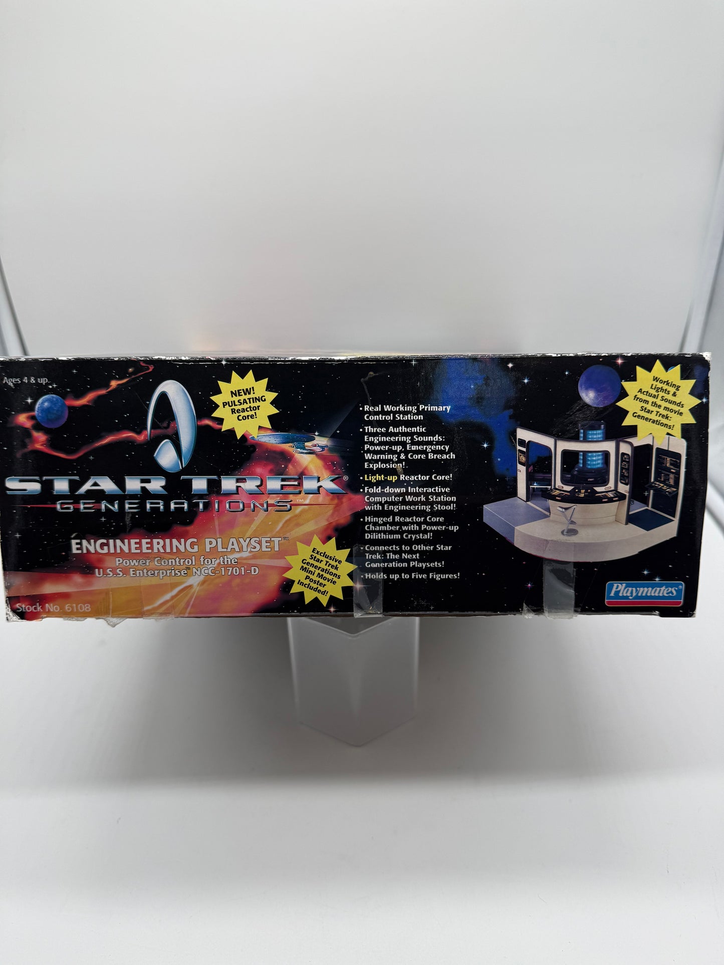 Star Trek Engineering Playset Power Control for The U.S.S. Enterprise NCC-1701-D 1994 Playmates
