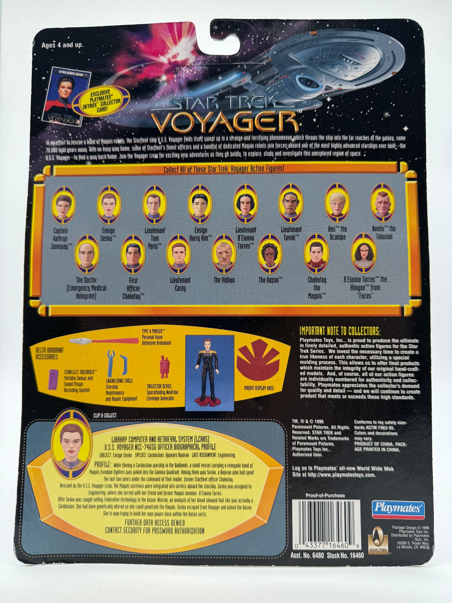 Star Trek Lieutenant Seska 1996 Playmates