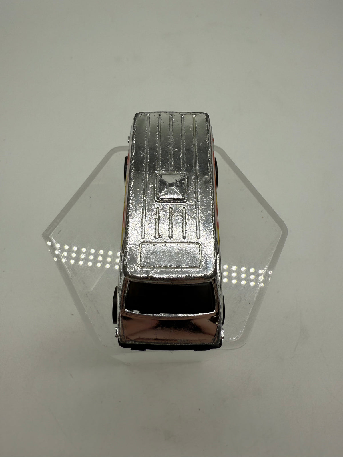 Hot Wheels Vintage 1974 Redline Chrome Super Van With Flames Mattel, photo 15 of 15