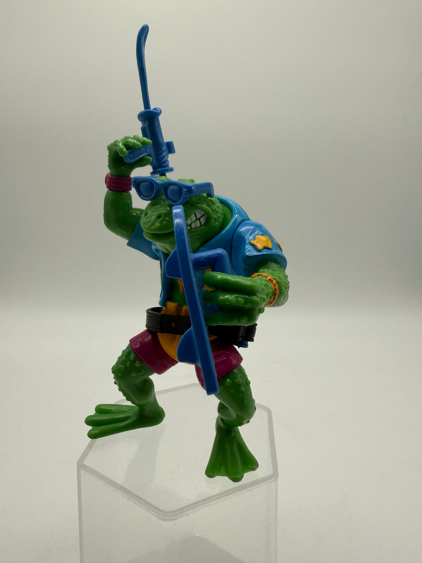 TMNT Vintage Genghis Frog 1989 Playmates