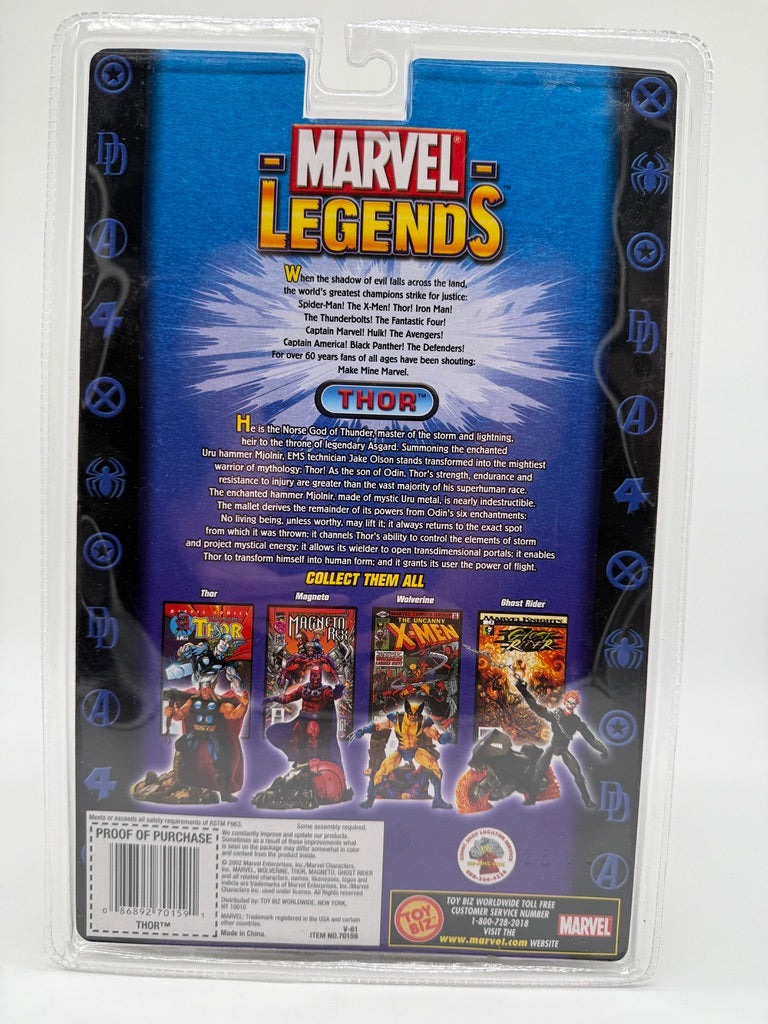 Marvel Legends Thor 2002 Marvel