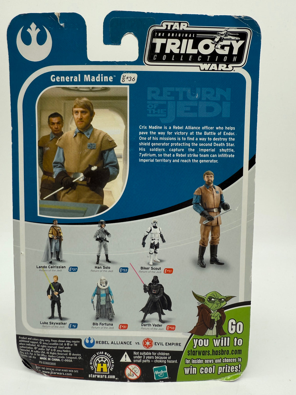 Star Wars General Madine 2004 Hasbro, photo 2 of 2