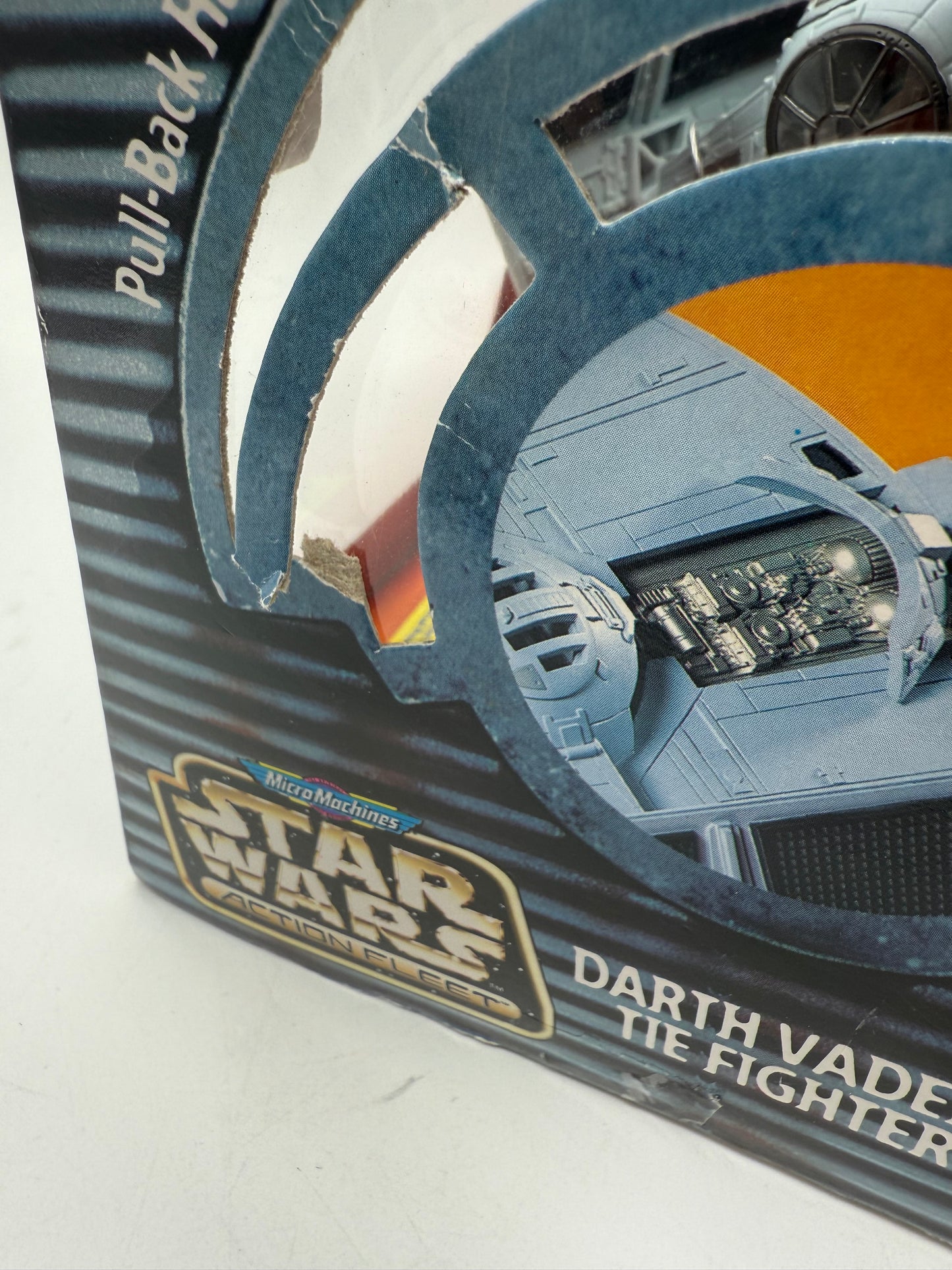 Galoob 1996 Star Wars Action Fleet Darth Vader's Tie Fighter with Darth Vader and Imperial Pilot