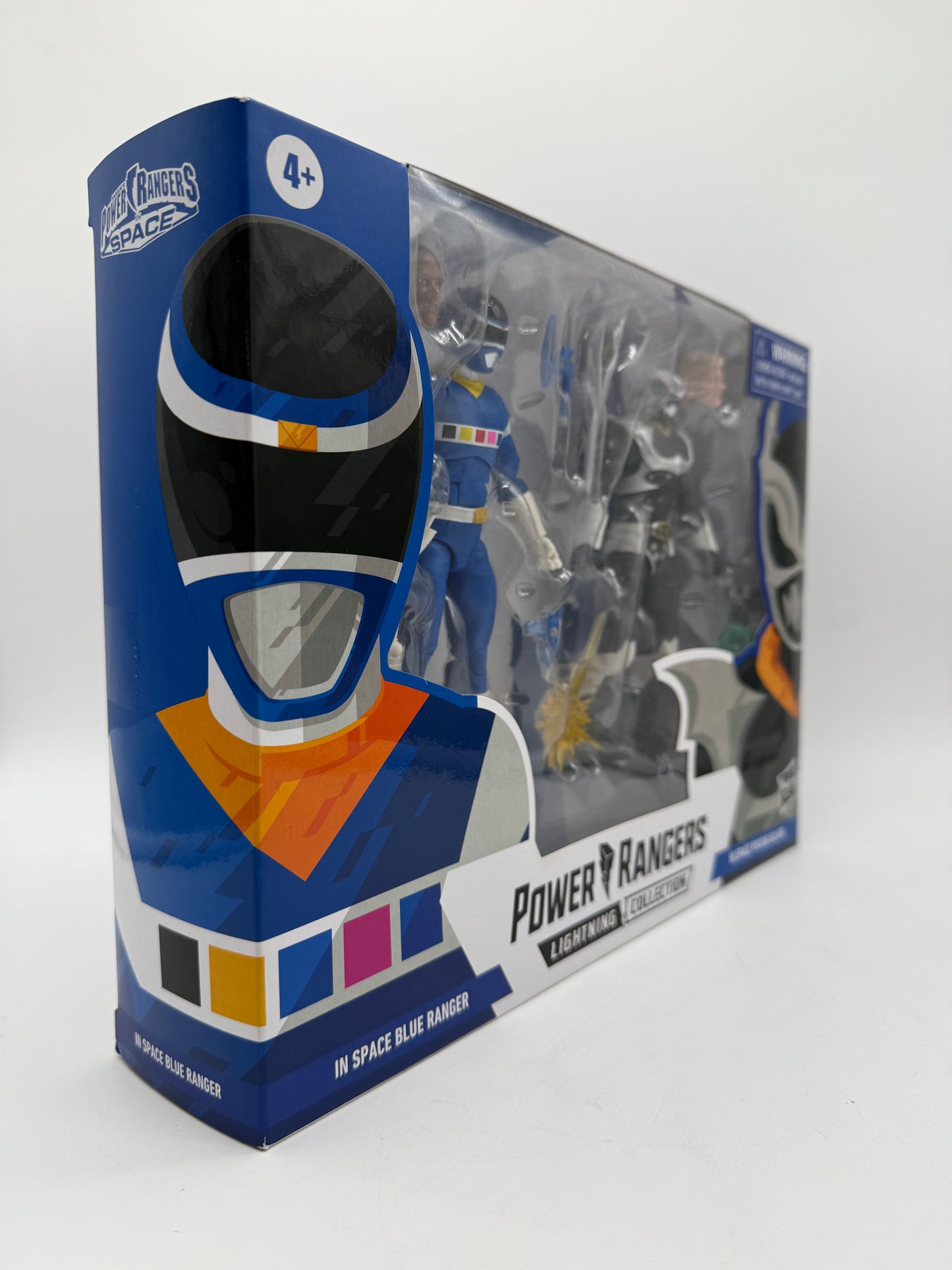 Power Rangers Lightning In Space Blue Ranger & In Space Psycho Silver 2020 Hasbro