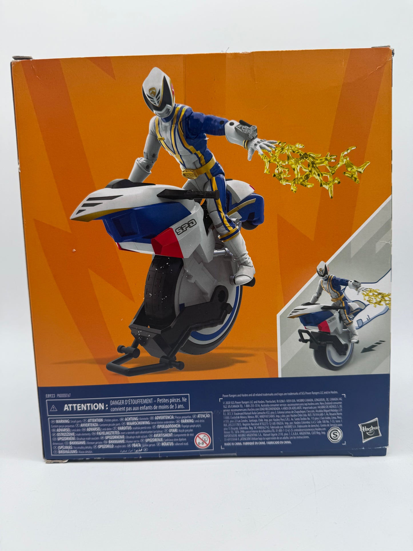 Power Rangers Lightning S.P.D. Omega Ranger & Uniforce Cycle Power Einrad, Moto 2020 Hasbro