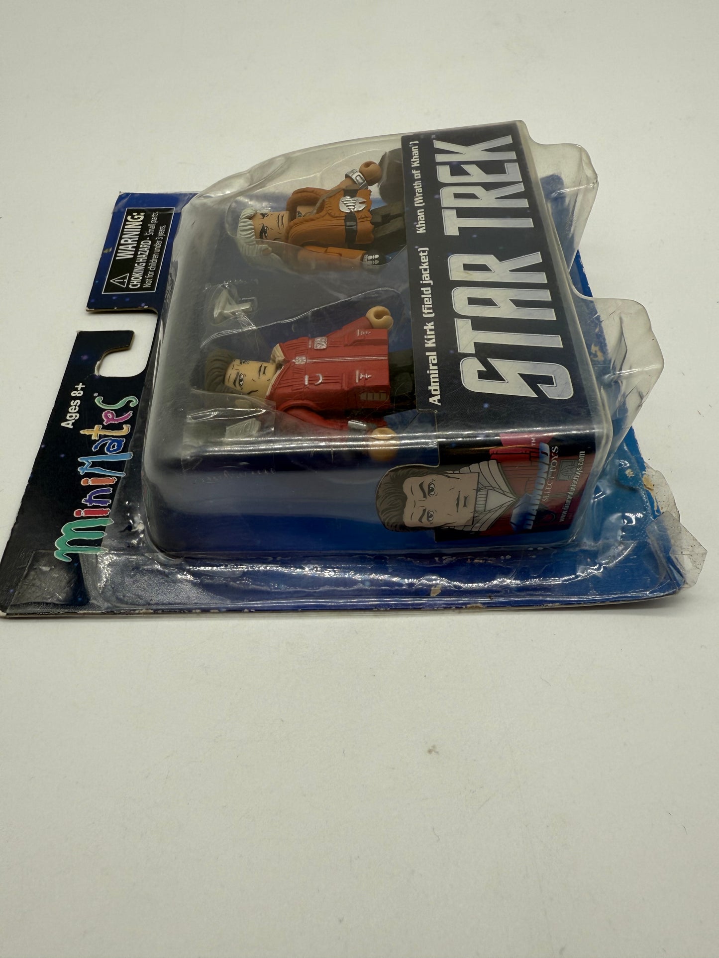 Star Trek Admiral Kirk (Admiral Jacket) & Khan (Wrath of Khan) 2013 Diamond Select Toys and Collectibles