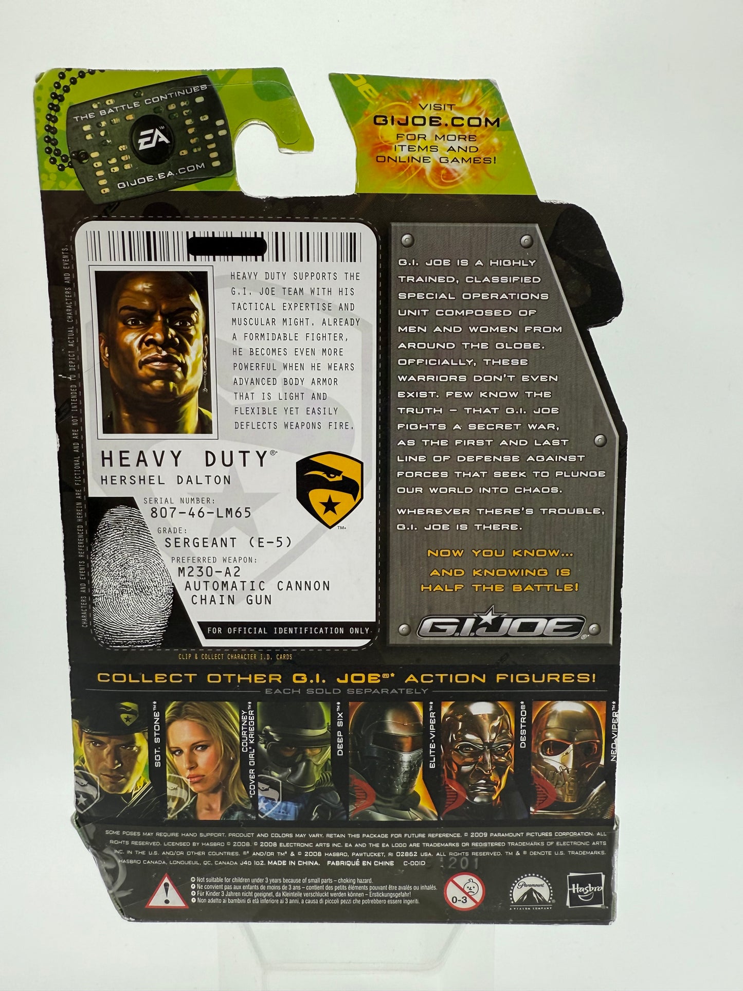 G.I. Joe Heavy Duty 2009 Hasbro