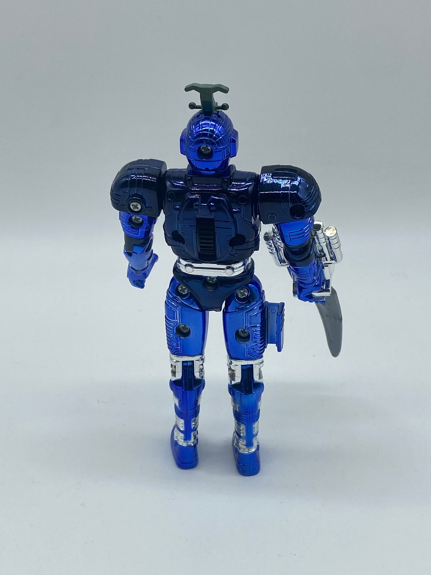 Bandai Beetleborgs 1997 Blue Stinger Action Figure