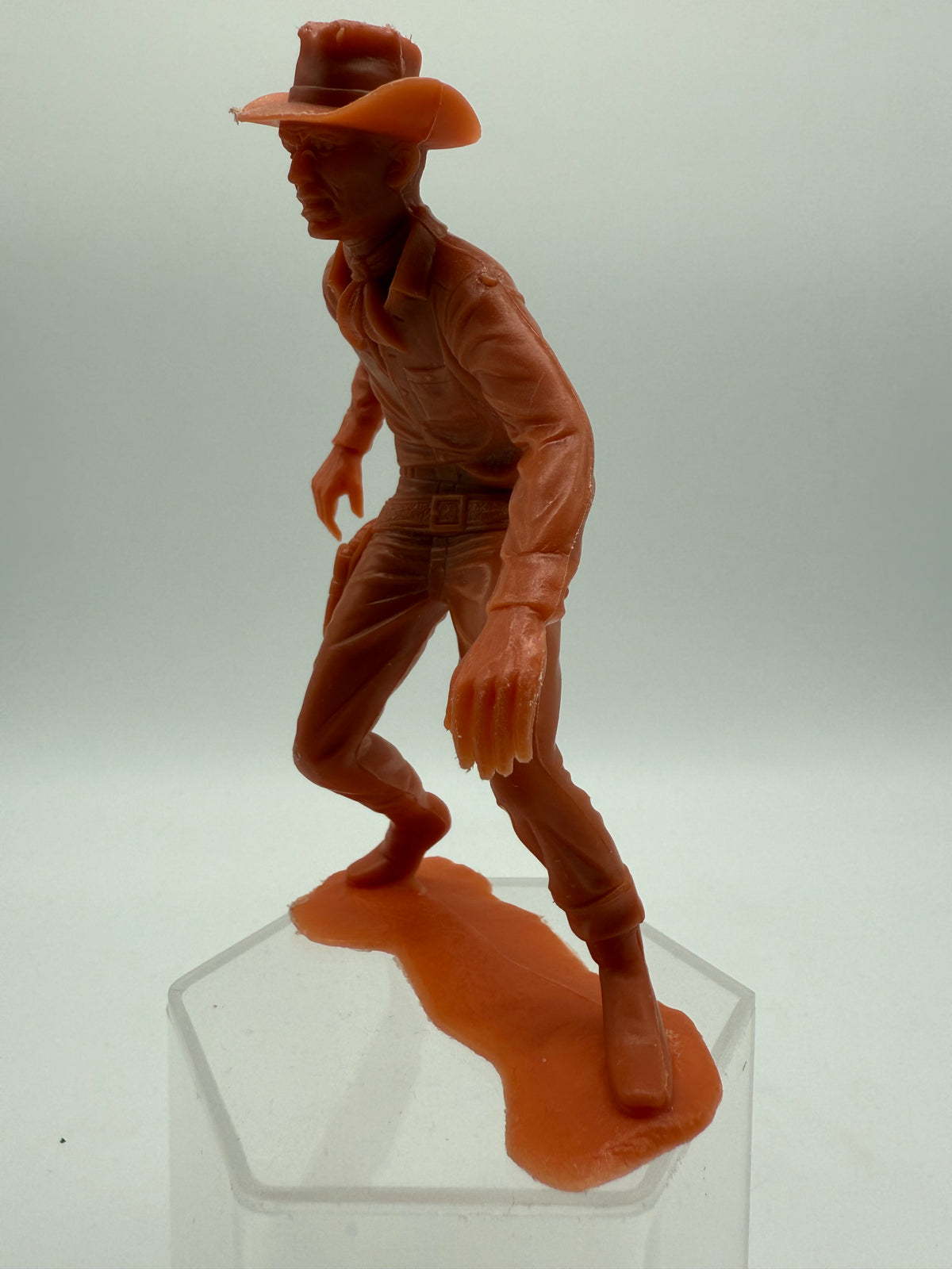 Vintage 1960's Louis Marx Figure 6" Wild West Cowboy Quick Draw, photo 6 of 6