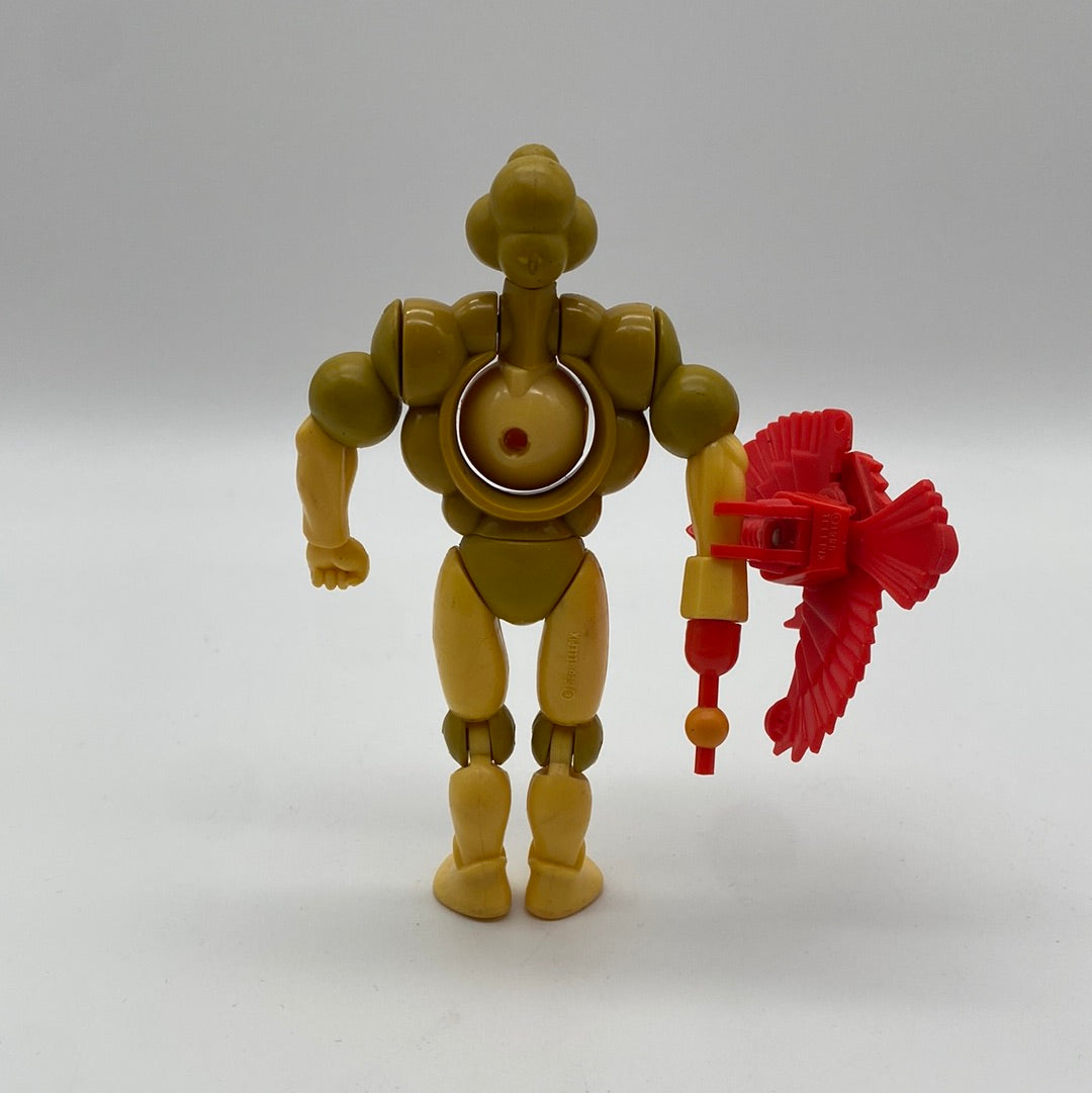 Vintage Kenner Telepix 1986 Silverhawks Mo-Lec-U-Lar with Volt-Ure Action Figure