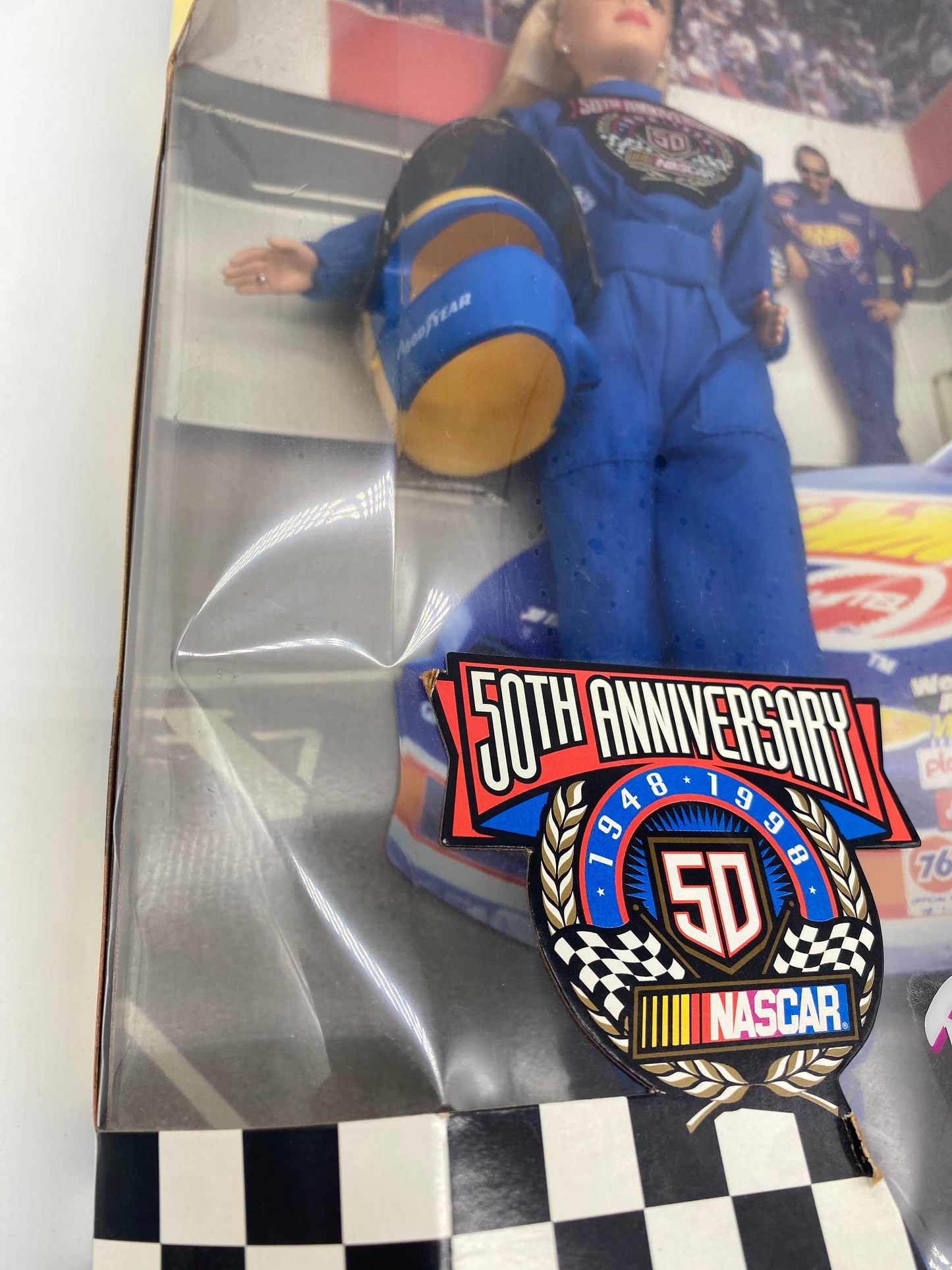Mattel 1998 Barbie Doll Collector Edition 50th Anniversary NASCAR Barbie