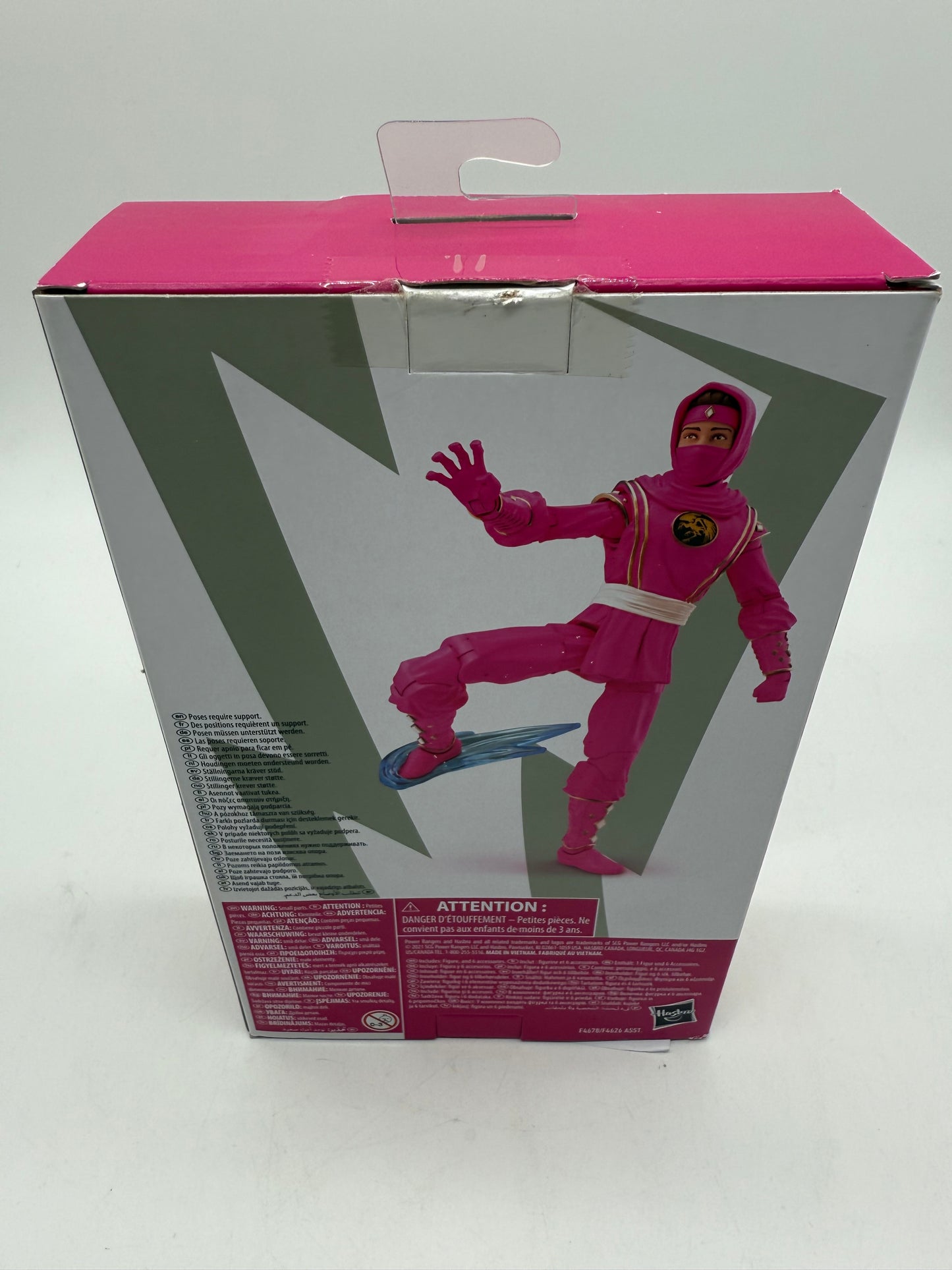 Power Ranger Lightning Mighty Morphin Ninja Pink Ranger 2021 Hasbro