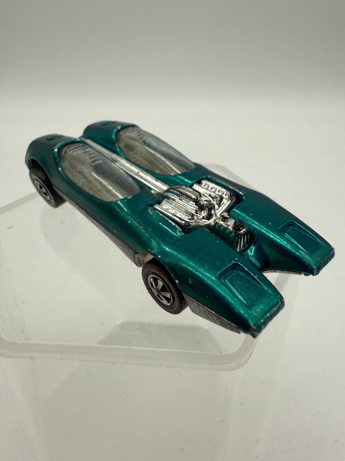 Hot Wheels Vintage 1969 Redline Splittin Image Aqua Green Mattel