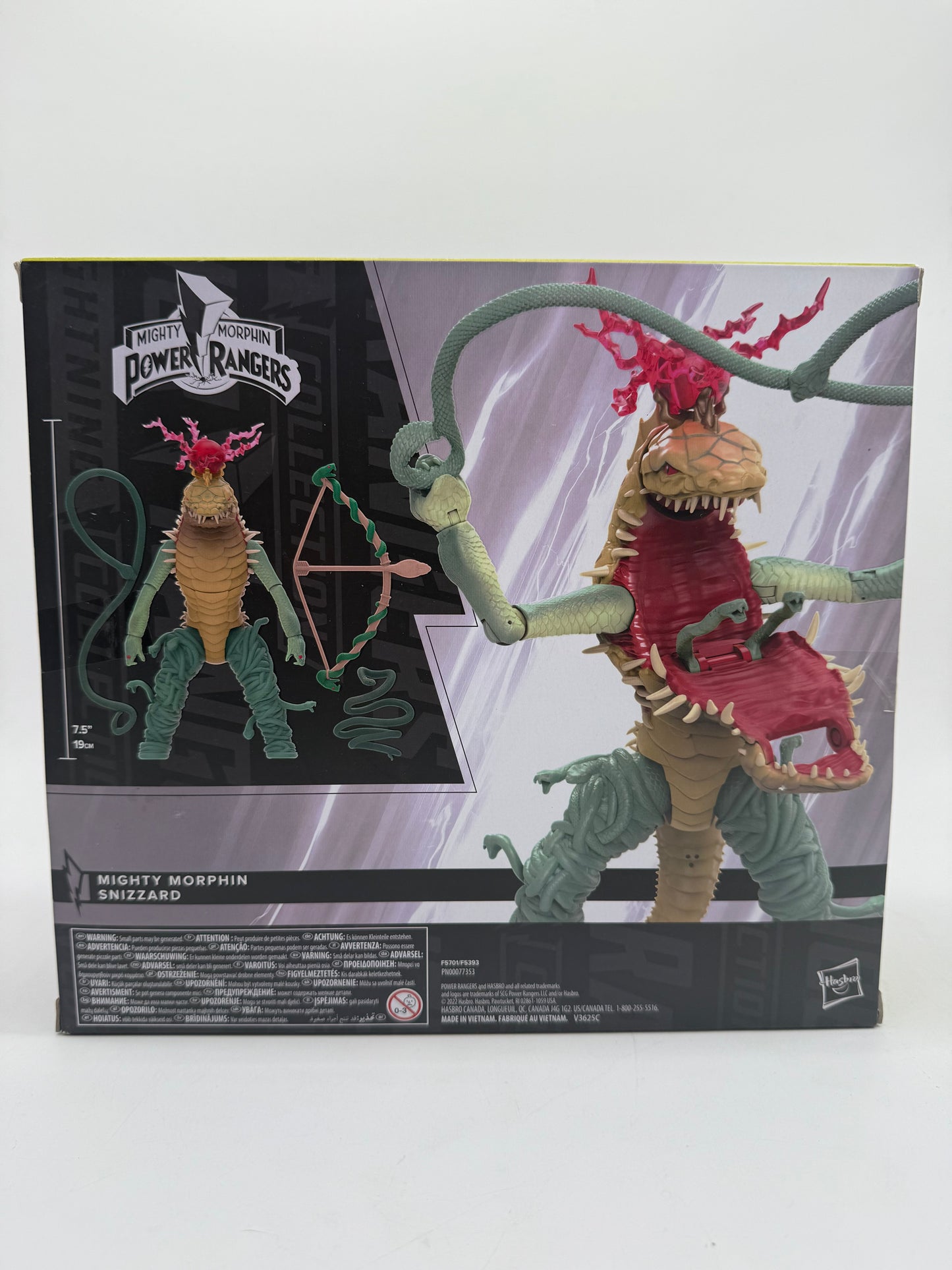 Power Rangers Lightning Mighty Morphin Snizzard 2022 Hasbro