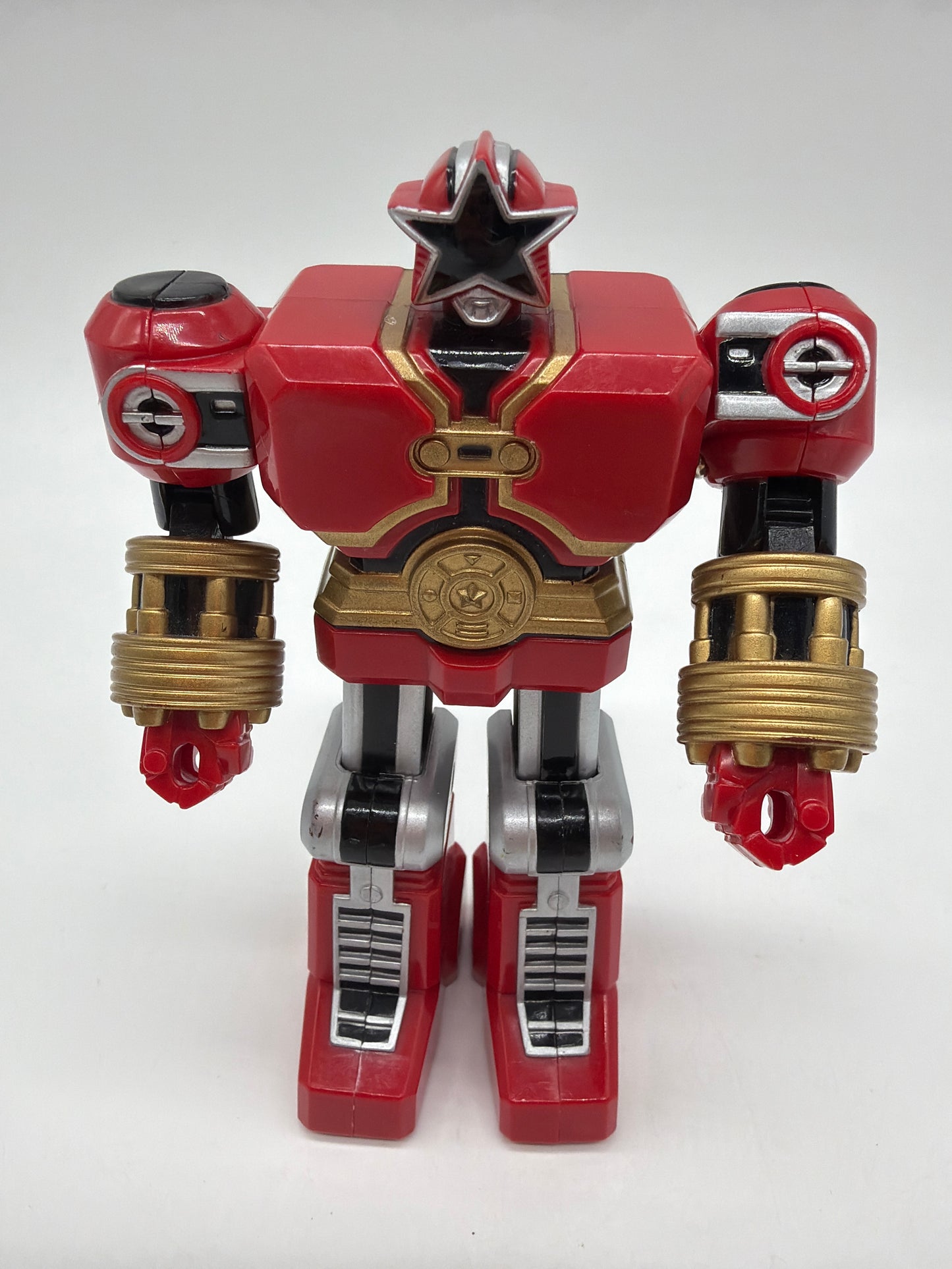 Bandai 1996 Mighty Morphin Power Rangers Red Zeo Battlezord 5”