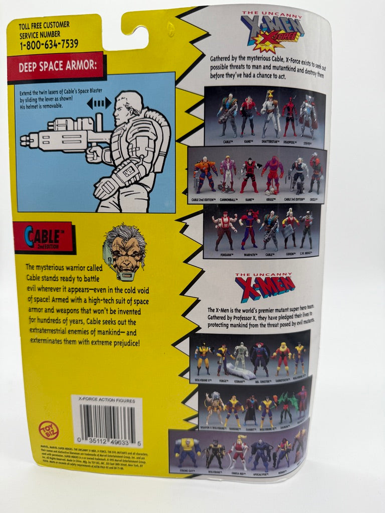 The Uncanny X-Men X-Force Cable 2nd Edition 1993 Toy Biz